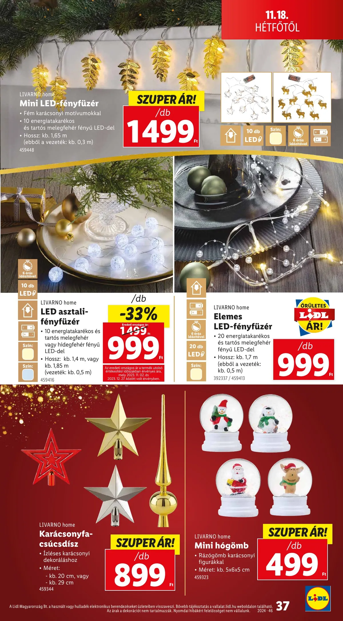 Lidl akciós újság 11.14–11.20 – 37. oldal