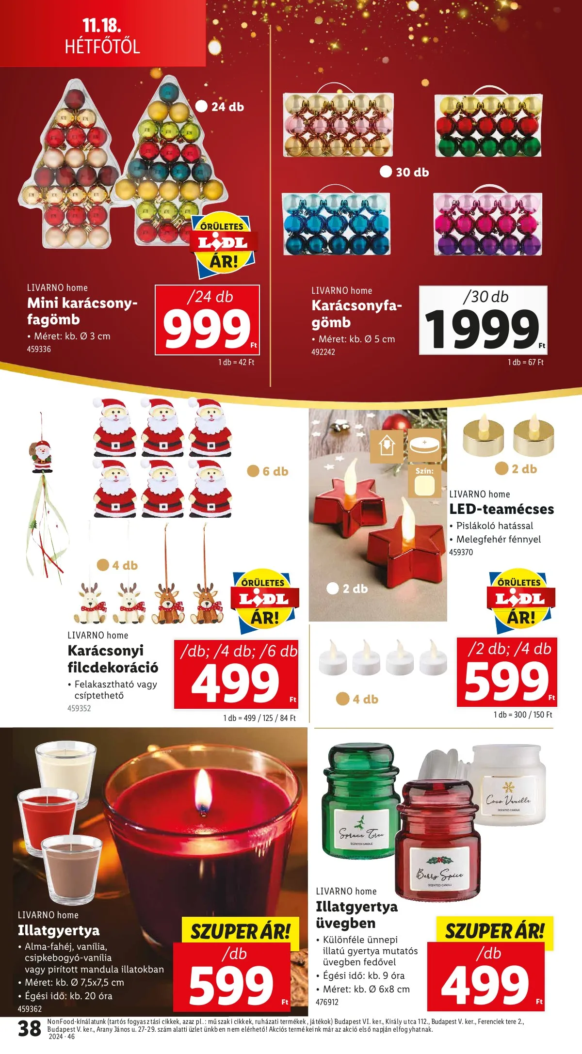 Lidl akciós újság 11.14–11.20 – 38. oldal