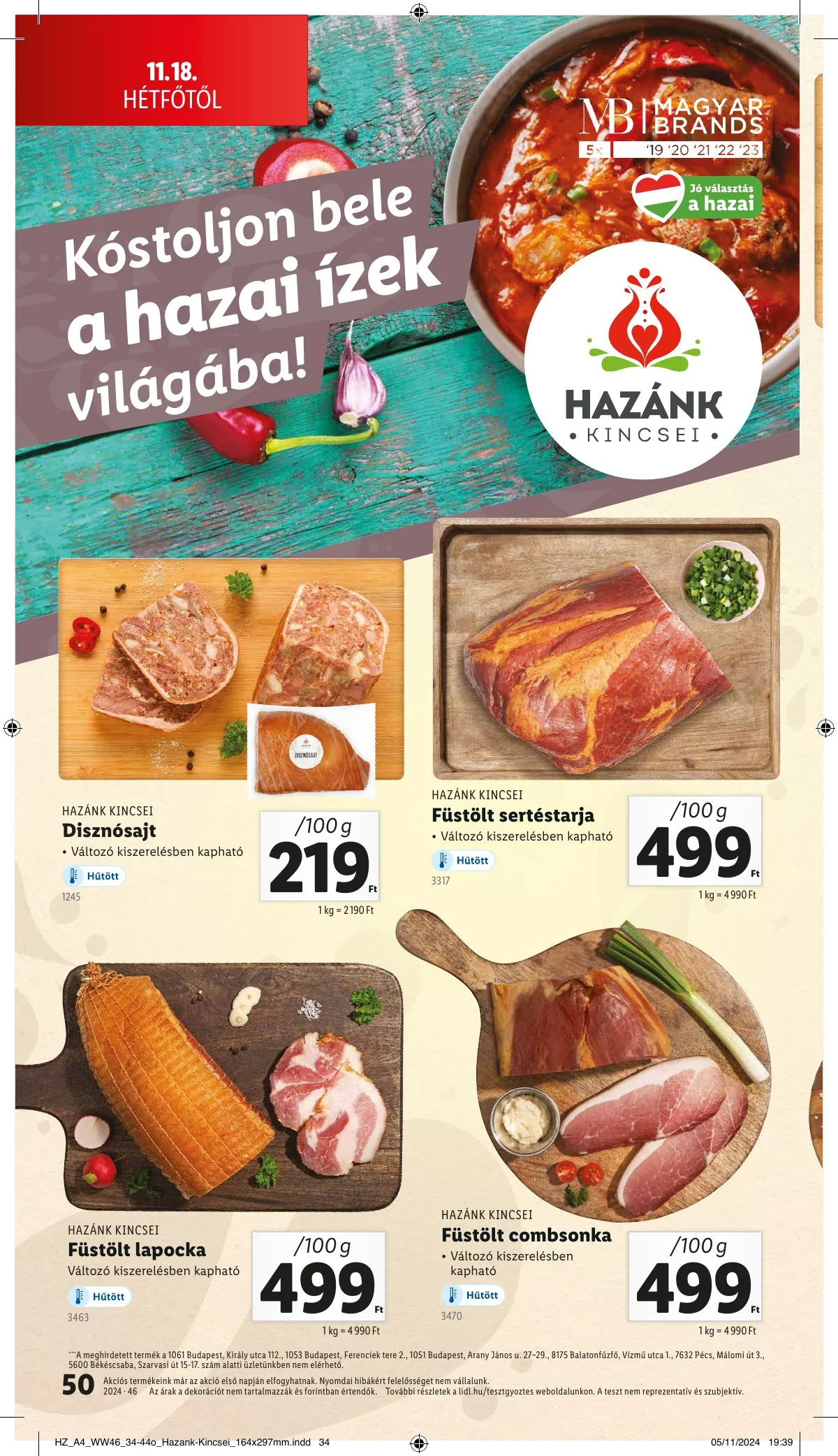 Lidl akciós újság 11.14–11.20 – 50. oldal