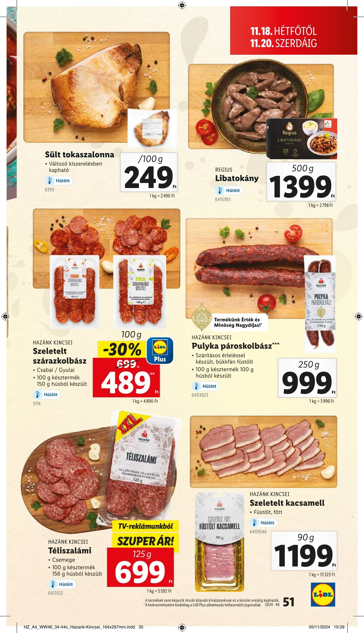 Lidl akciós újság 11.14–11.20 – 51. oldal