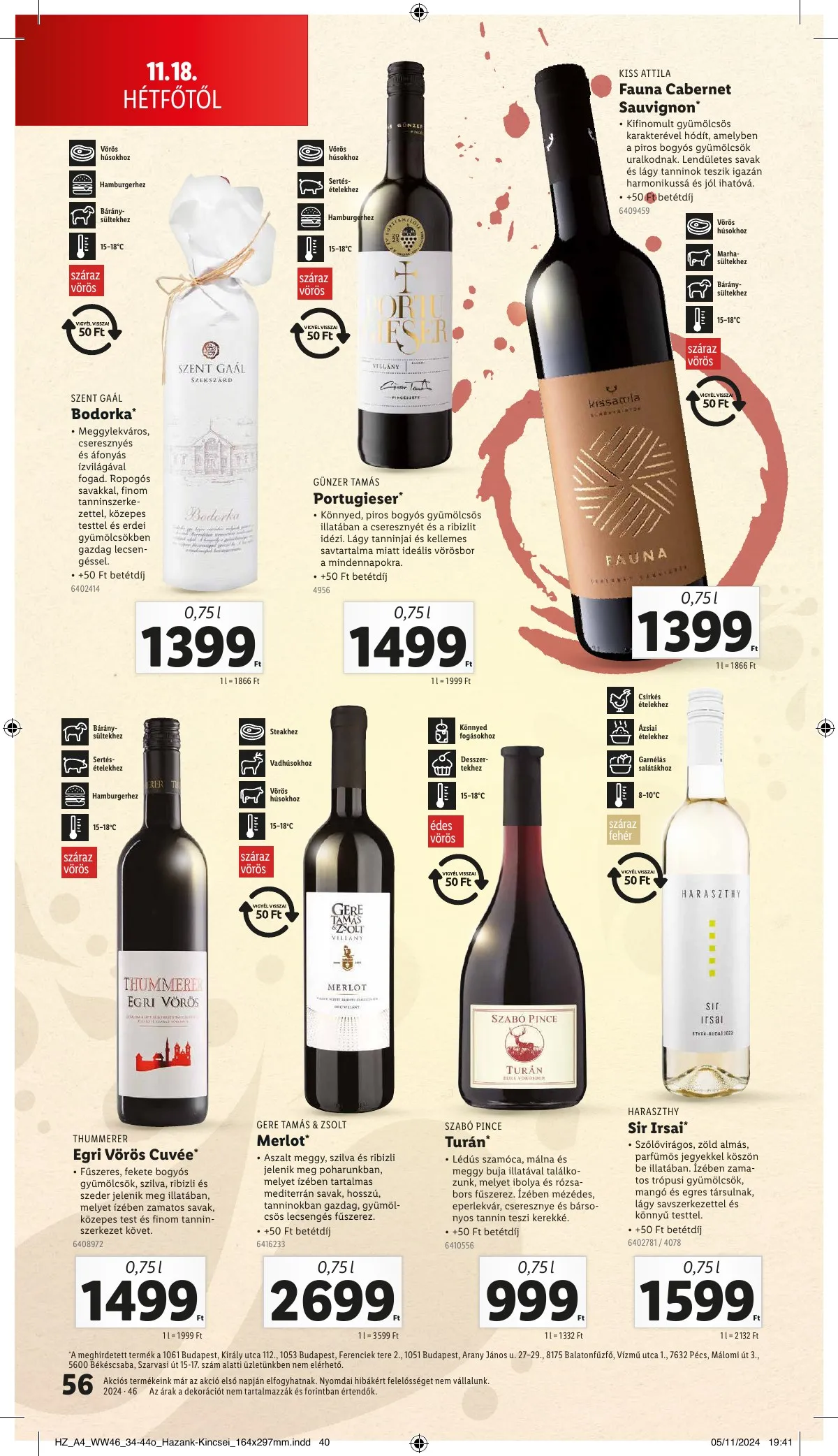 Lidl akciós újság 11.14–11.20 – 56. oldal