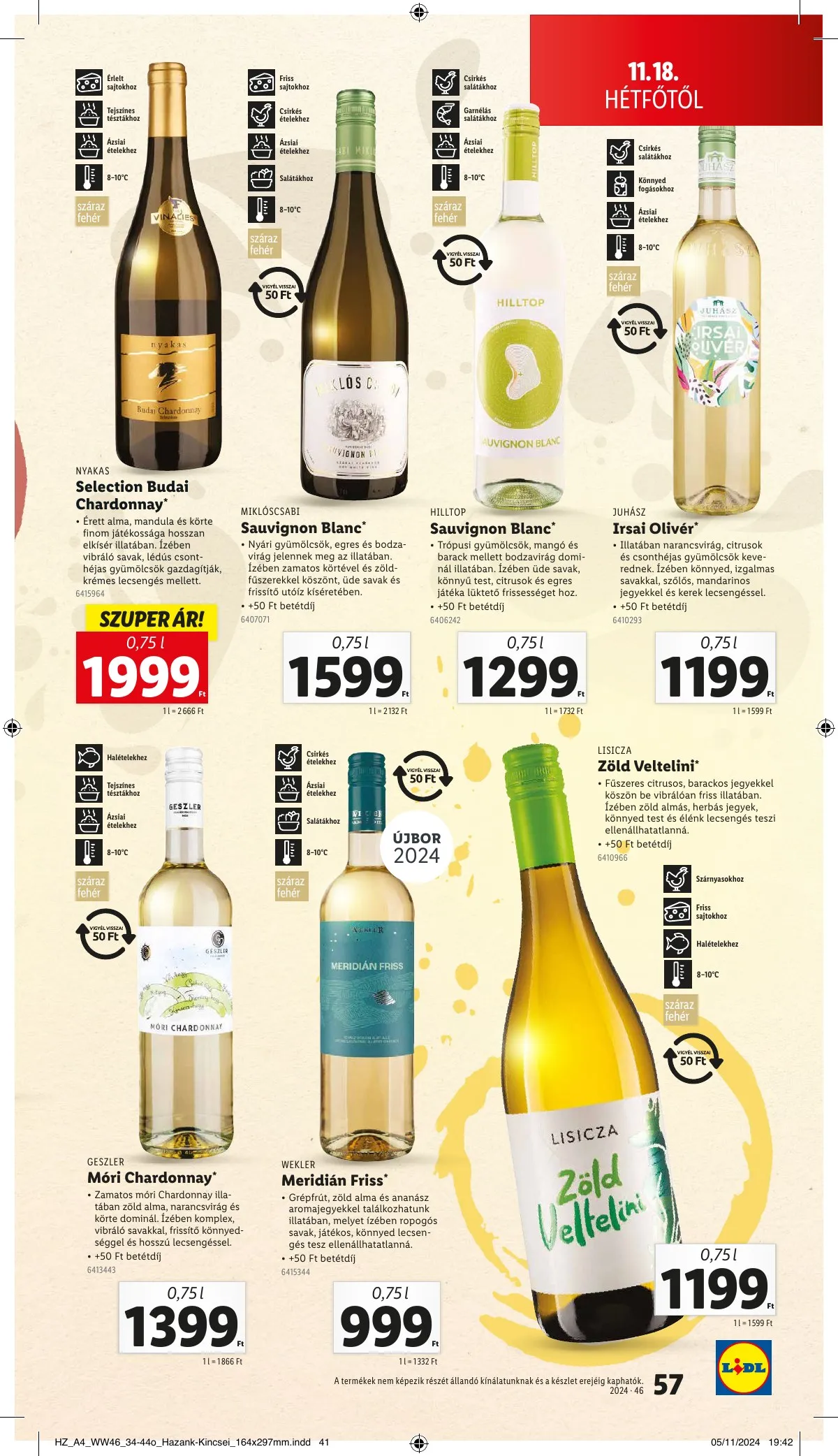 Lidl akciós újság 11.14–11.20 – 57. oldal