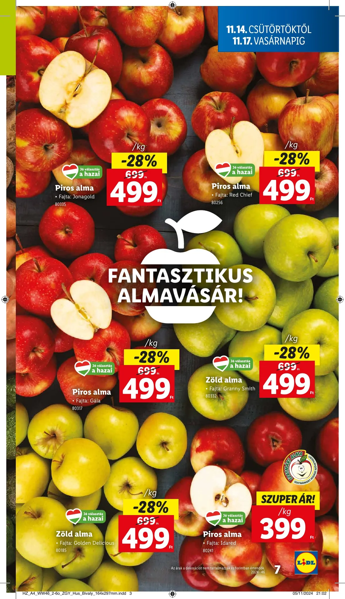 Lidl akciós újság 11.14–11.20 – 7. oldal