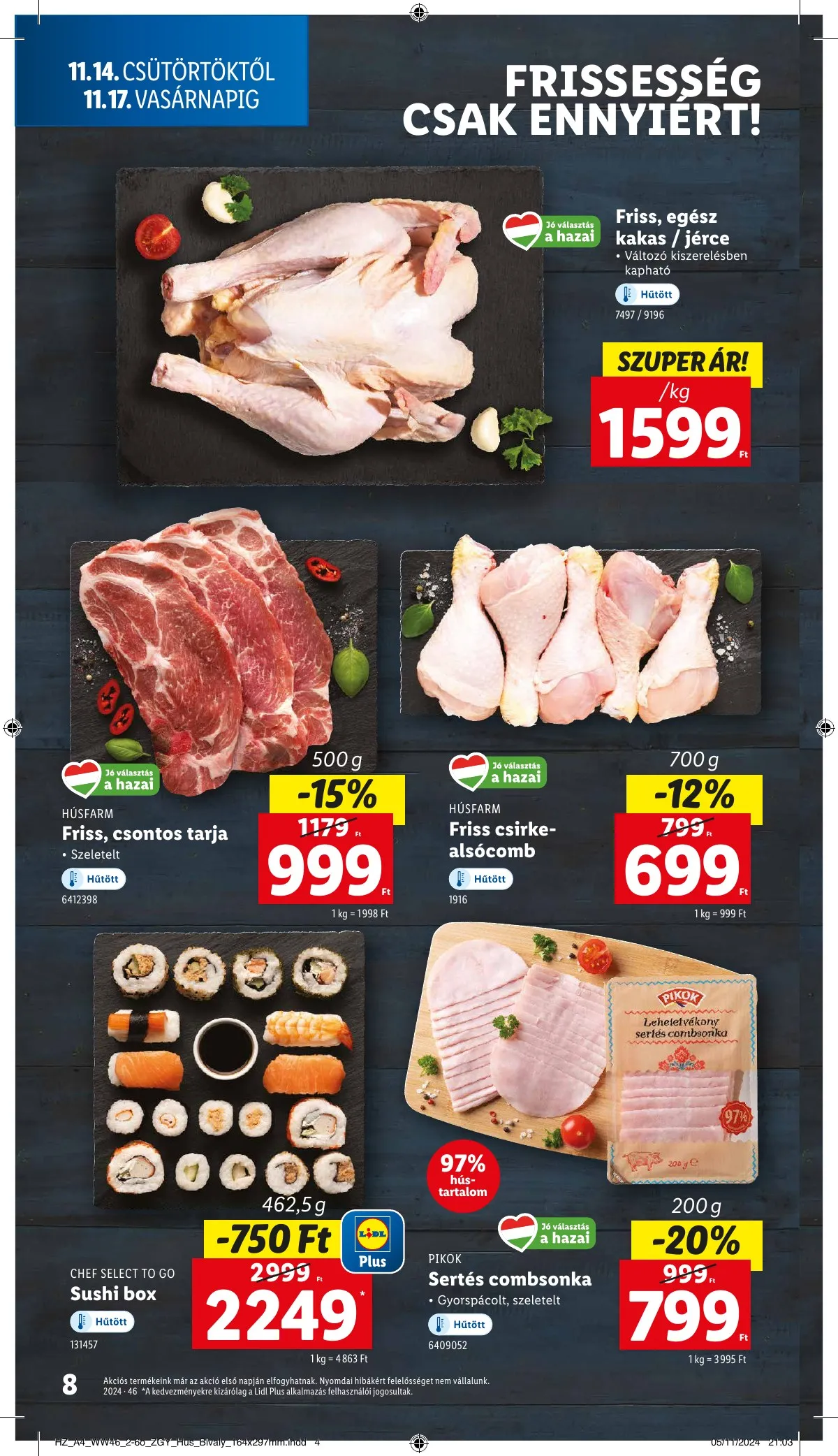 Lidl akciós újság 11.14–11.20 – 8. oldal