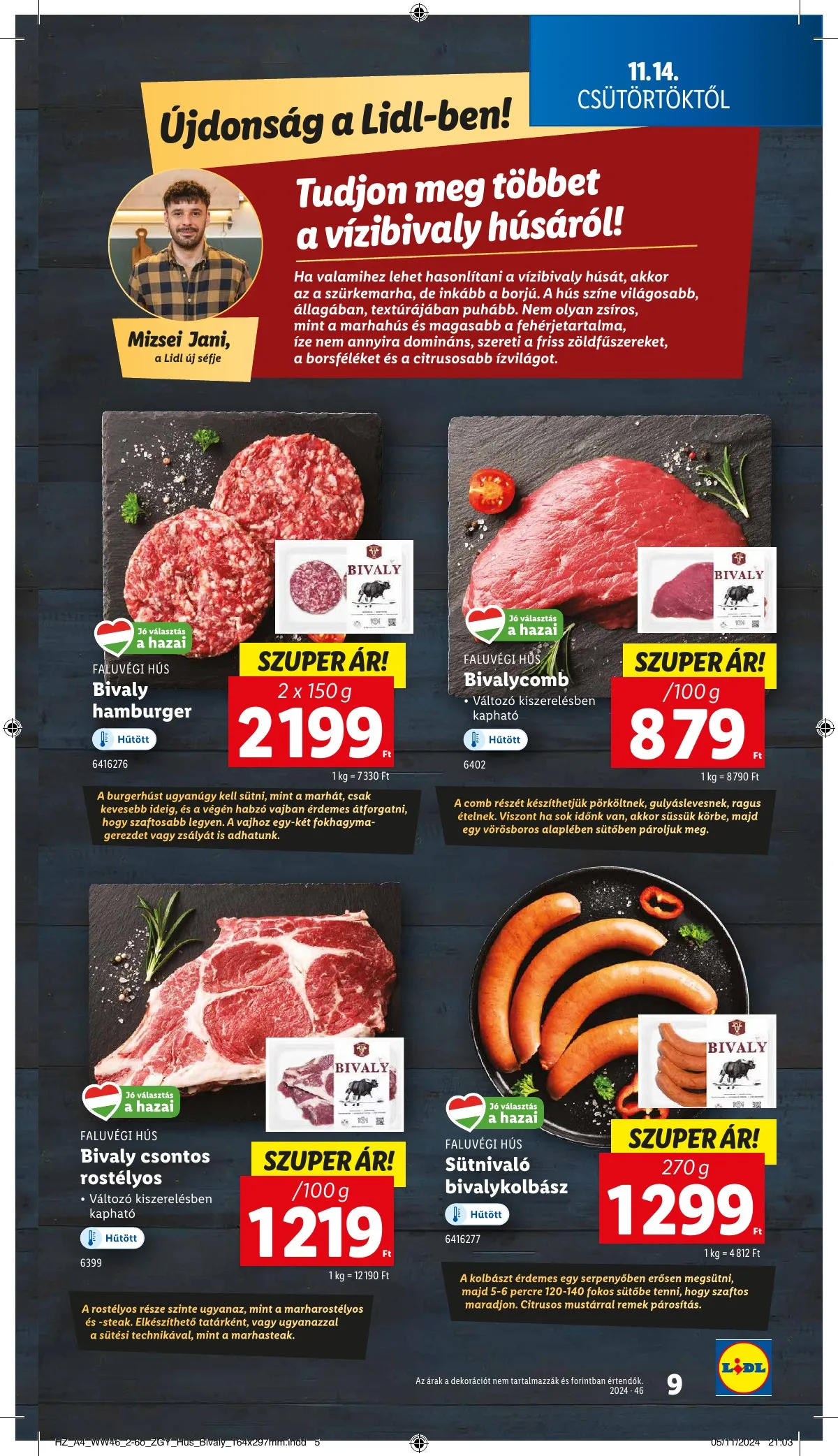 Lidl akciós újság 11.14–11.20 – 9. oldal