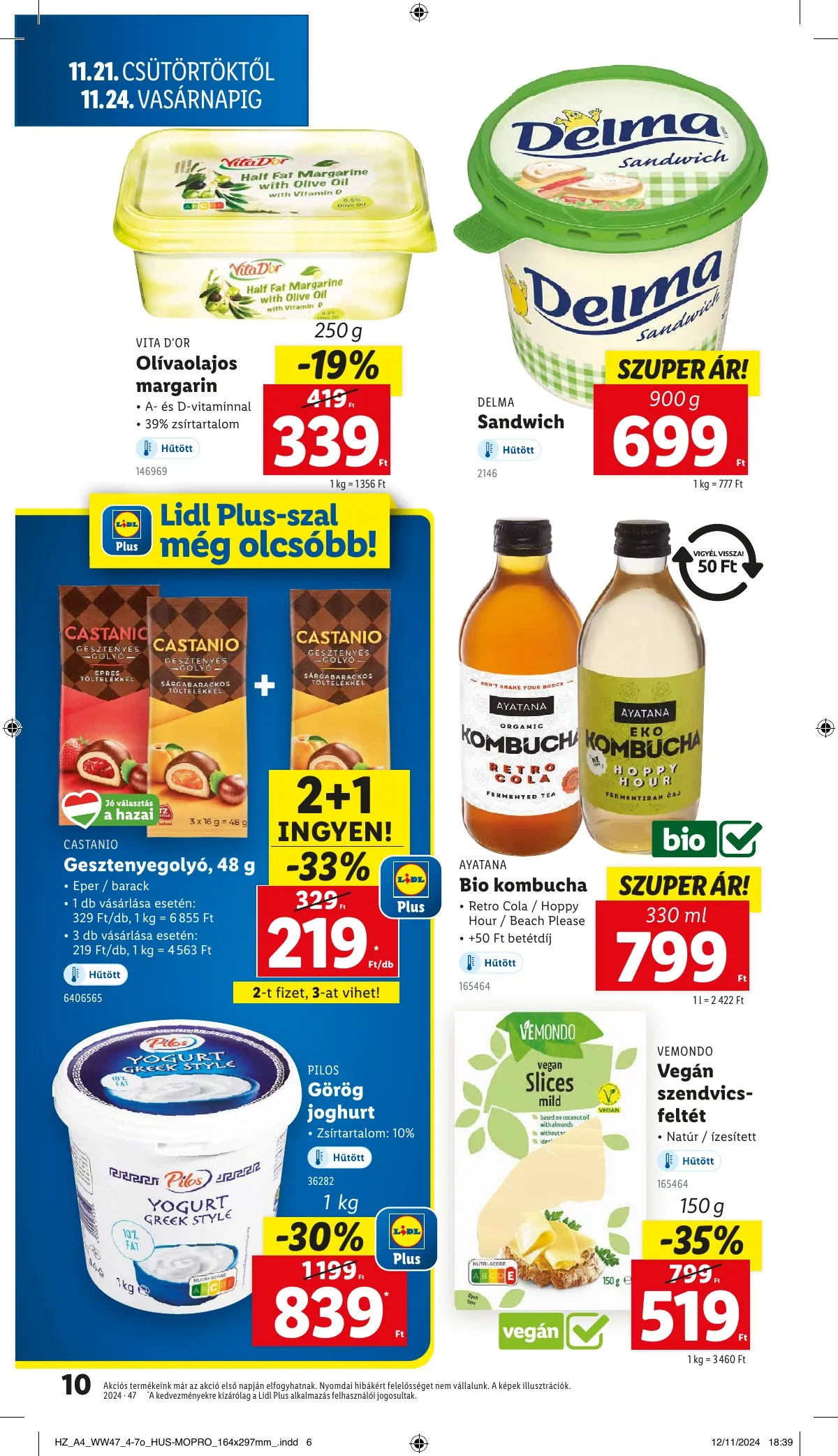 Lidl akciós újság 11.21–11.27 – 10. oldal