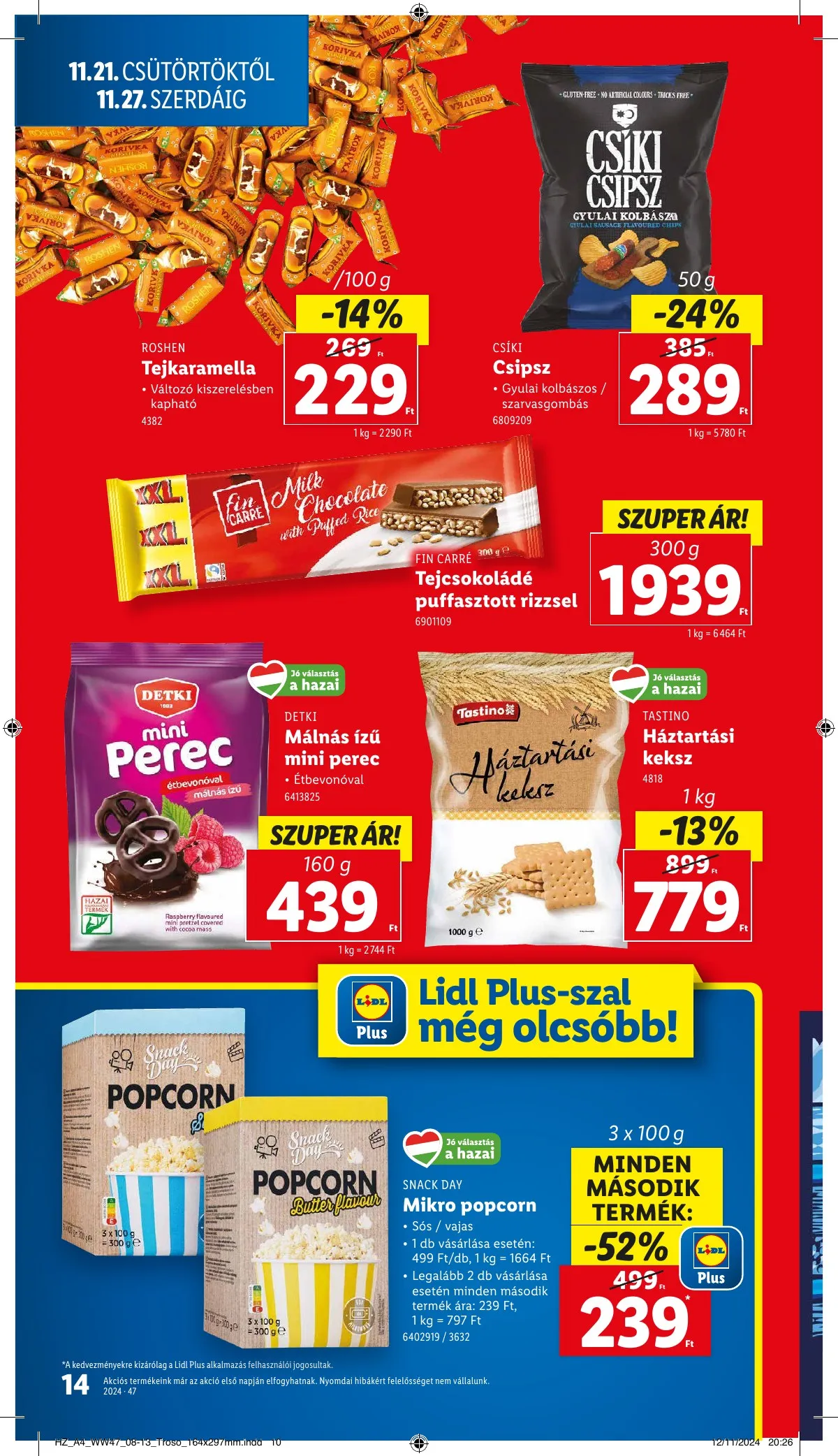 Lidl akciós újság 11.21–11.27 – 14. oldal