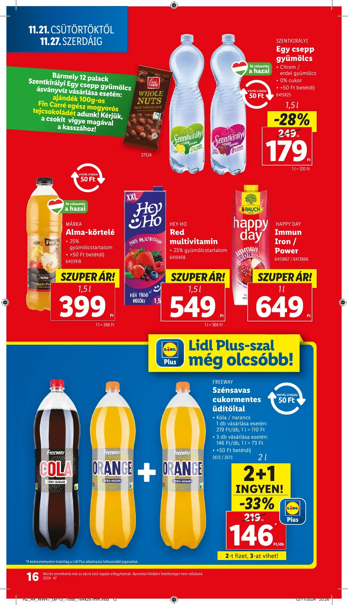 Lidl akciós újság 11.21–11.27 – 16. oldal