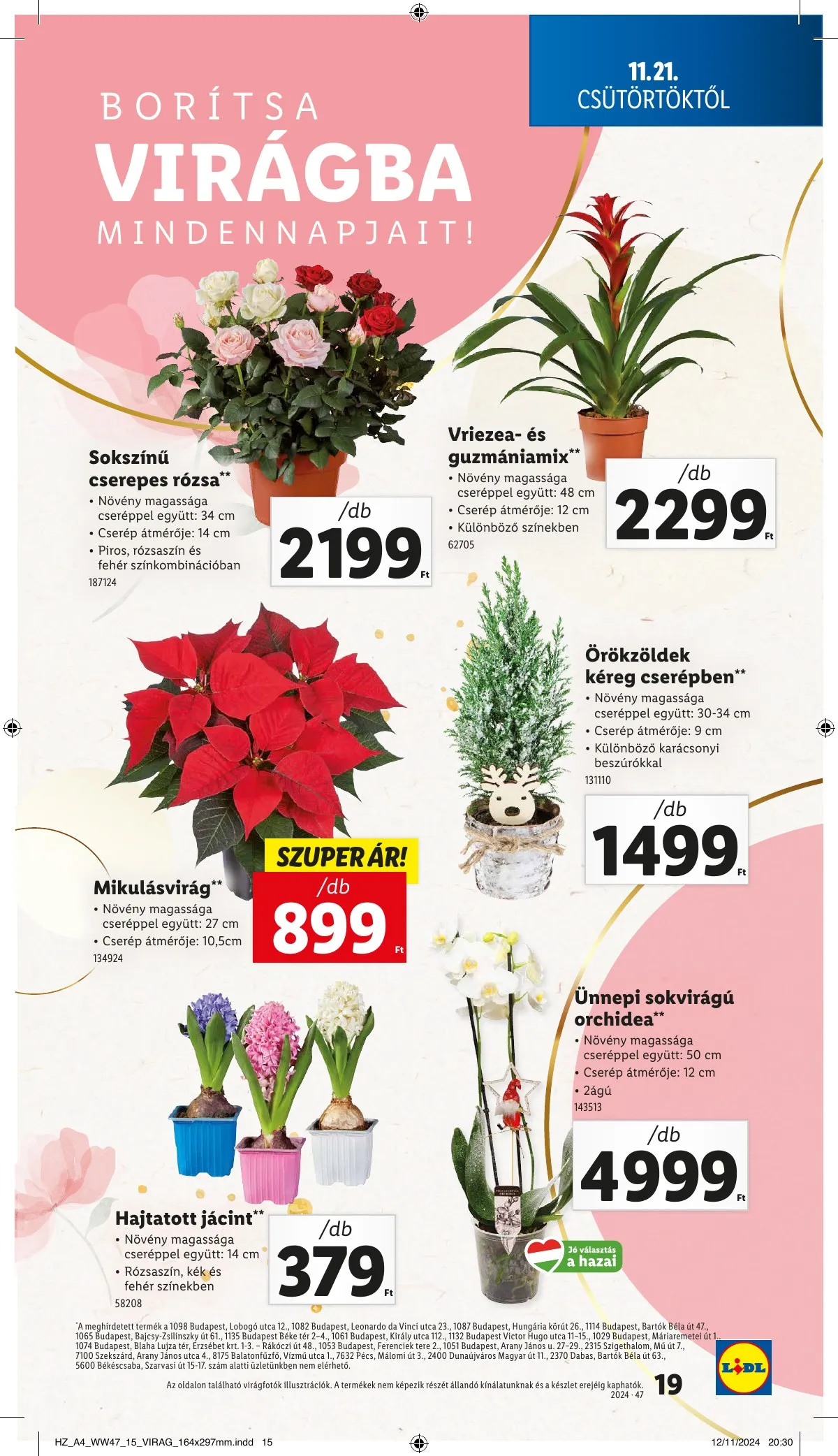 Lidl akciós újság 11.21–11.27 – 19. oldal