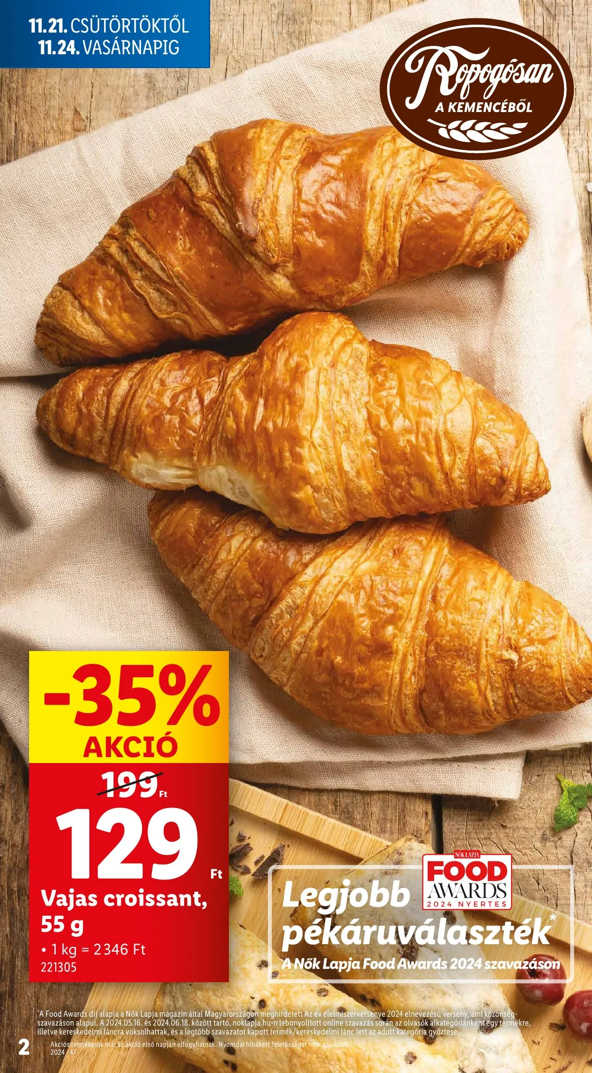 Lidl akciós újság 11.21–11.27 – 2. oldal