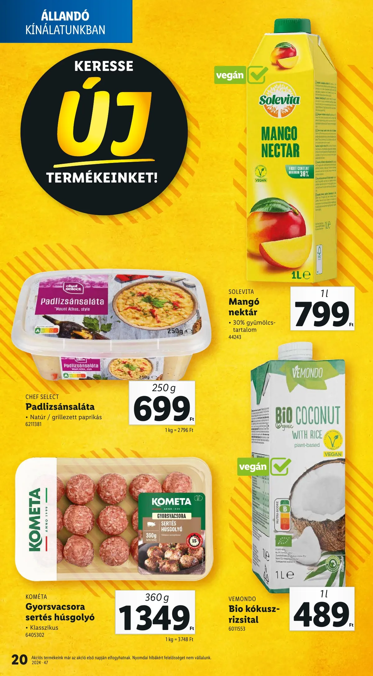 Lidl akciós újság 11.21–11.27 – 20. oldal
