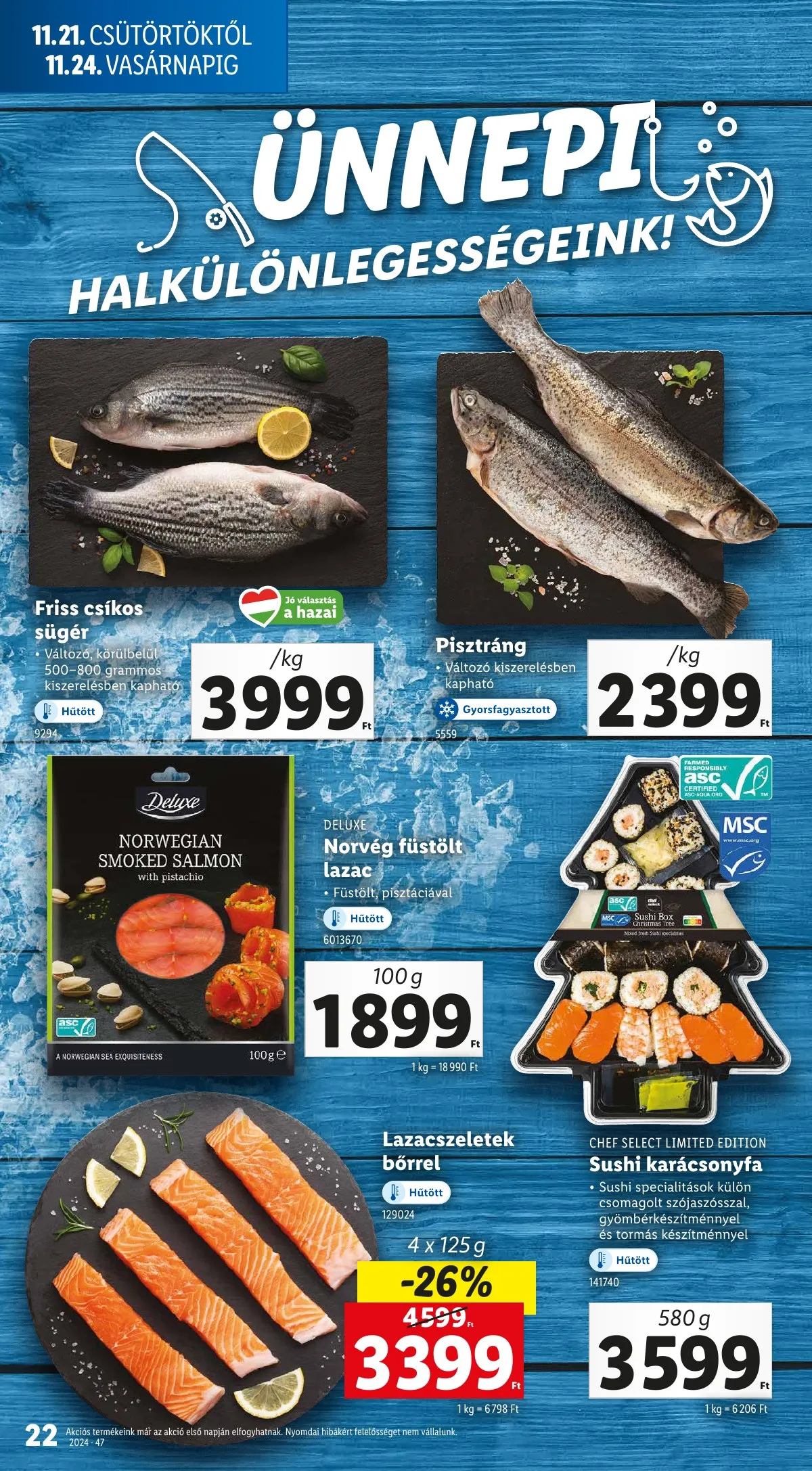 Lidl akciós újság 11.21–11.27 – 22. oldal