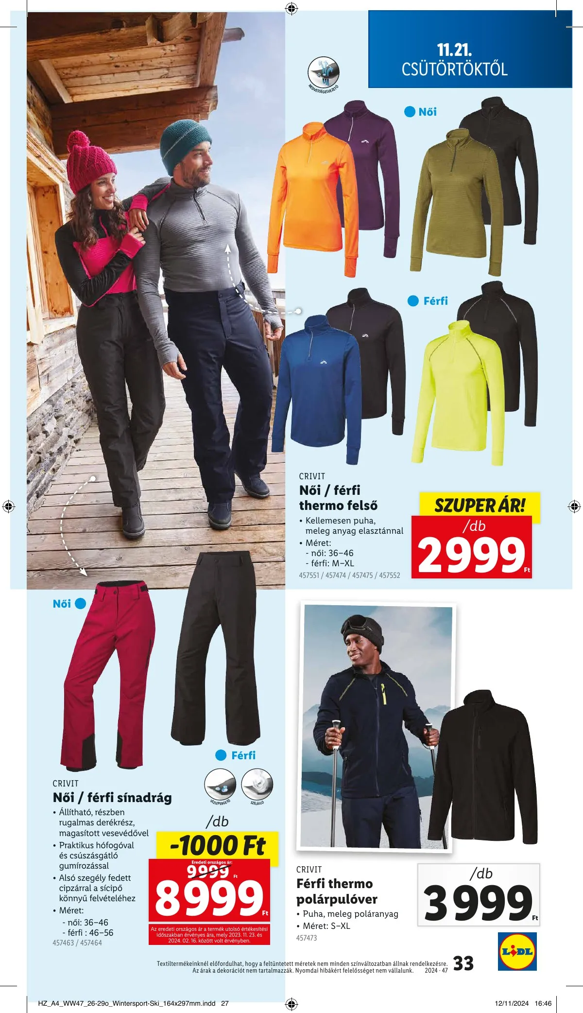 Lidl akciós újság 11.21–11.27 – 33. oldal