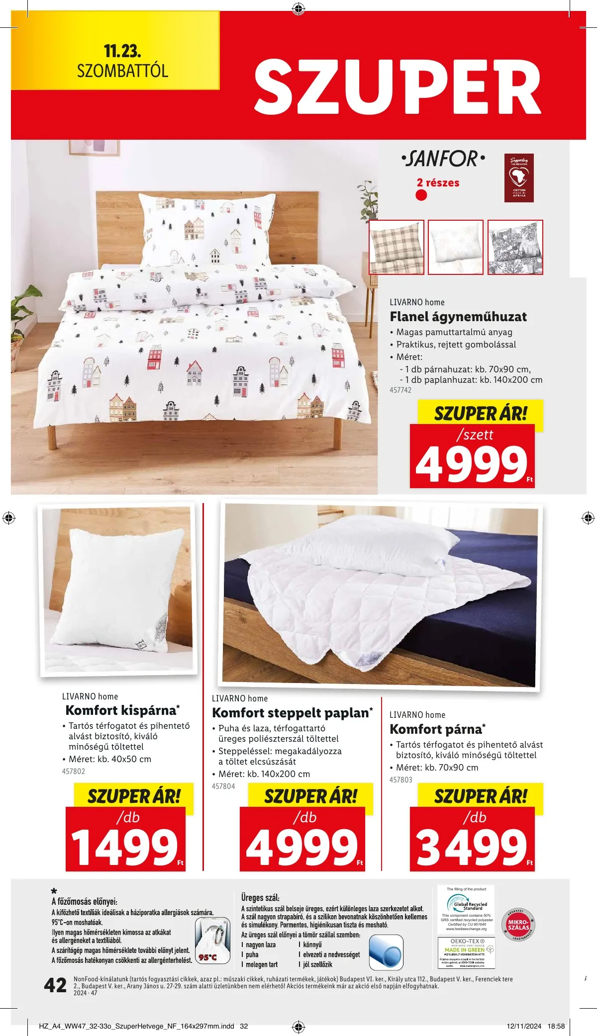 Lidl akciós újság 11.21–11.27 – 42. oldal