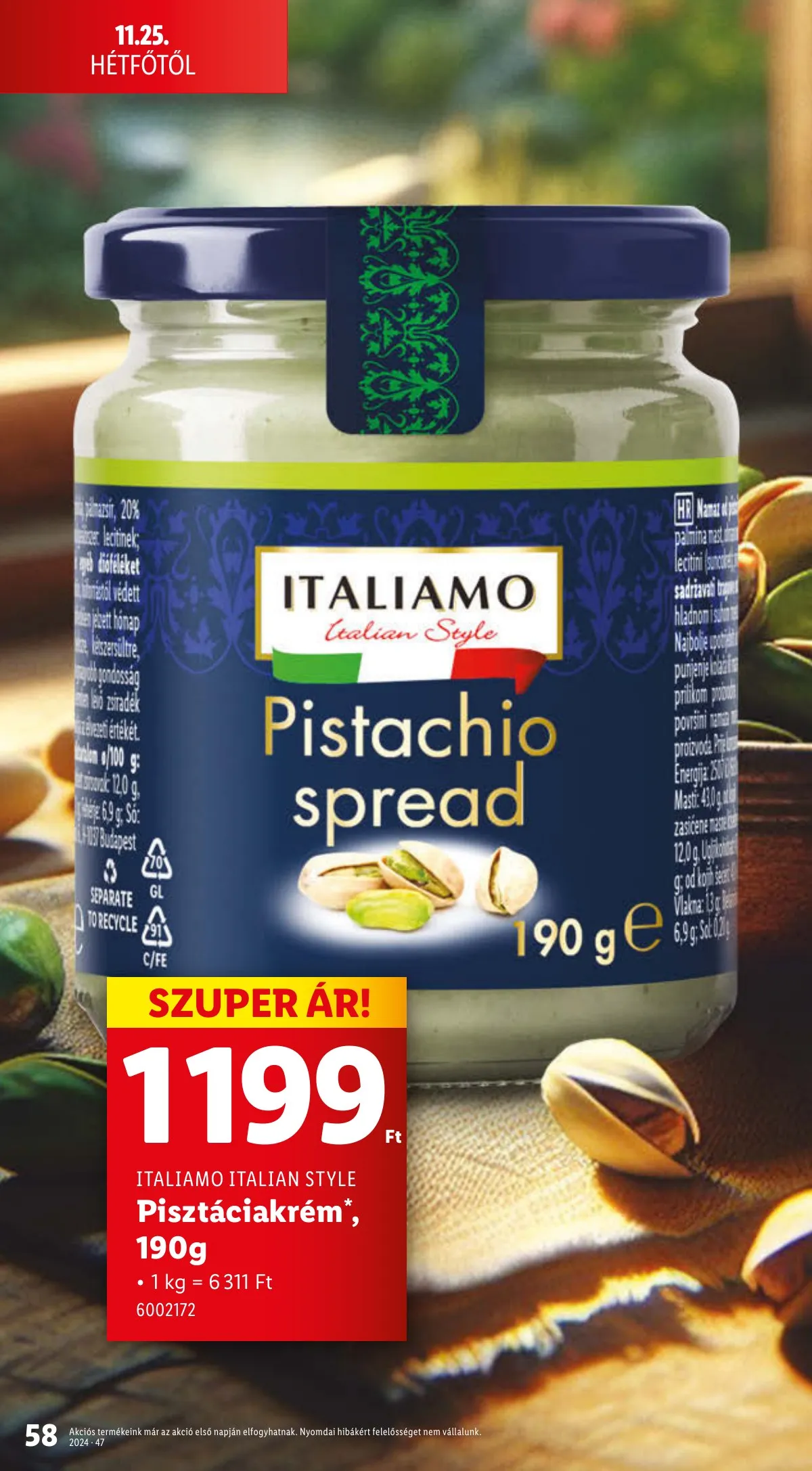 Lidl akciós újság 11.21–11.27 – 58. oldal