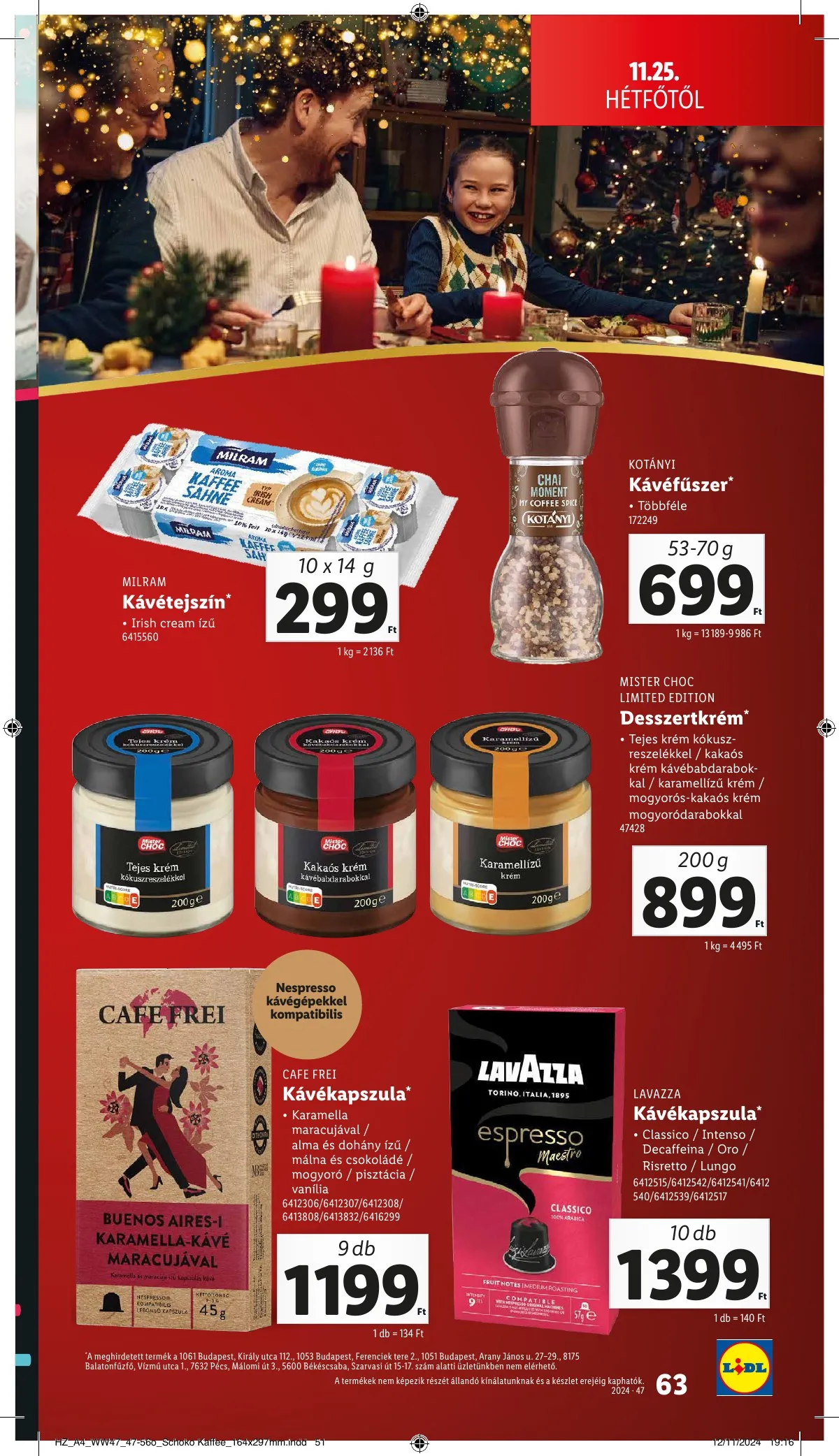 Lidl akciós újság 11.21–11.27 – 63. oldal