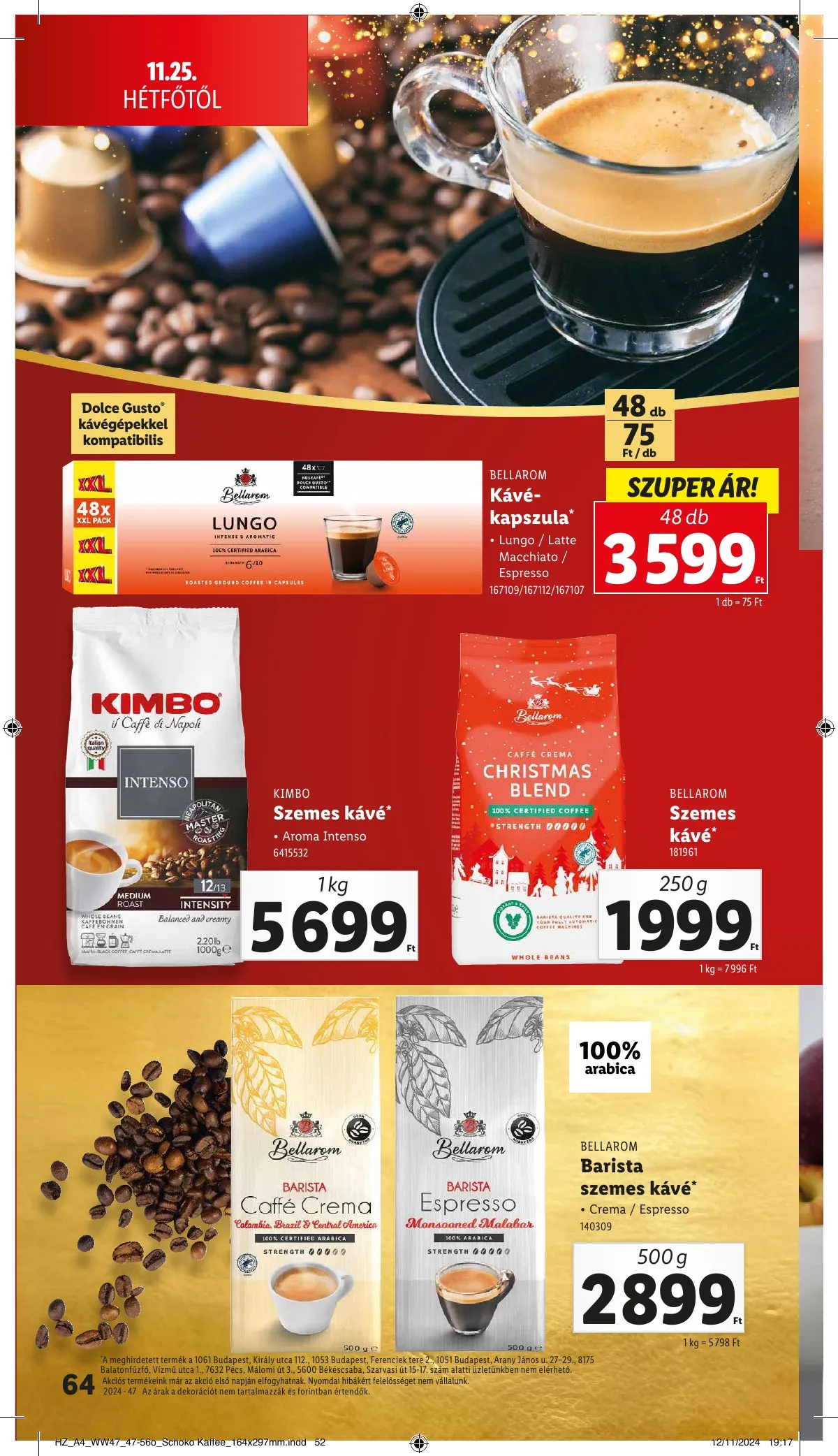 Lidl akciós újság 11.21–11.27 – 64. oldal
