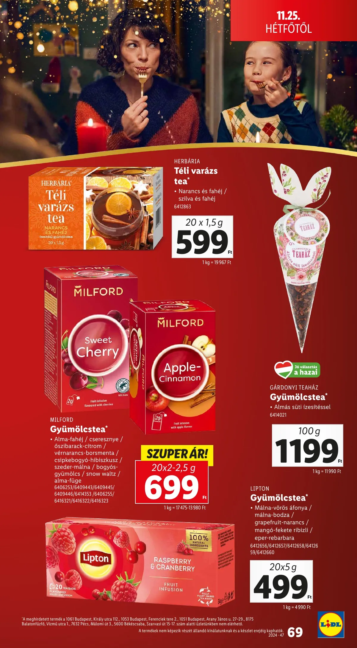 Lidl akciós újság 11.21–11.27 – 69. oldal