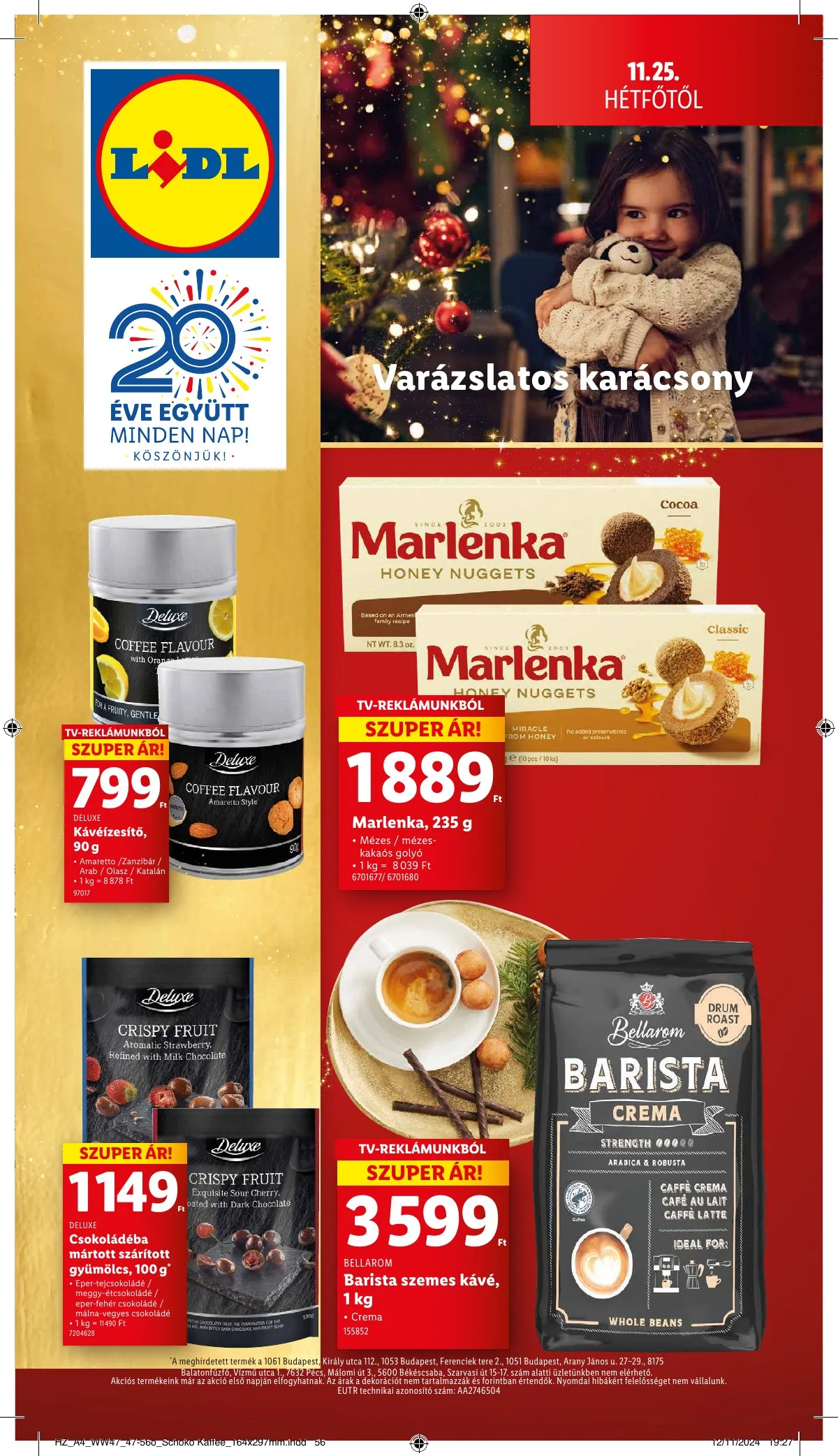 Lidl akciós újság 11.21–11.27 – 70. oldal