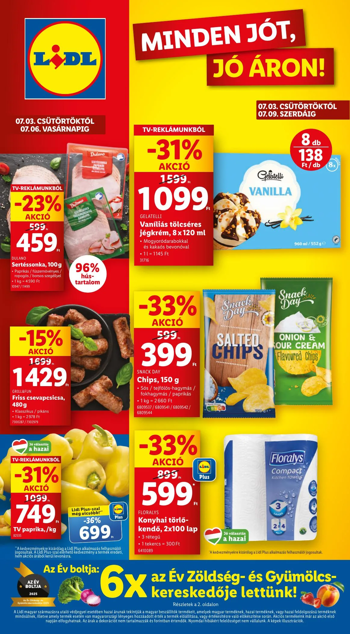 Lidl akciós újság 07.03–07.09