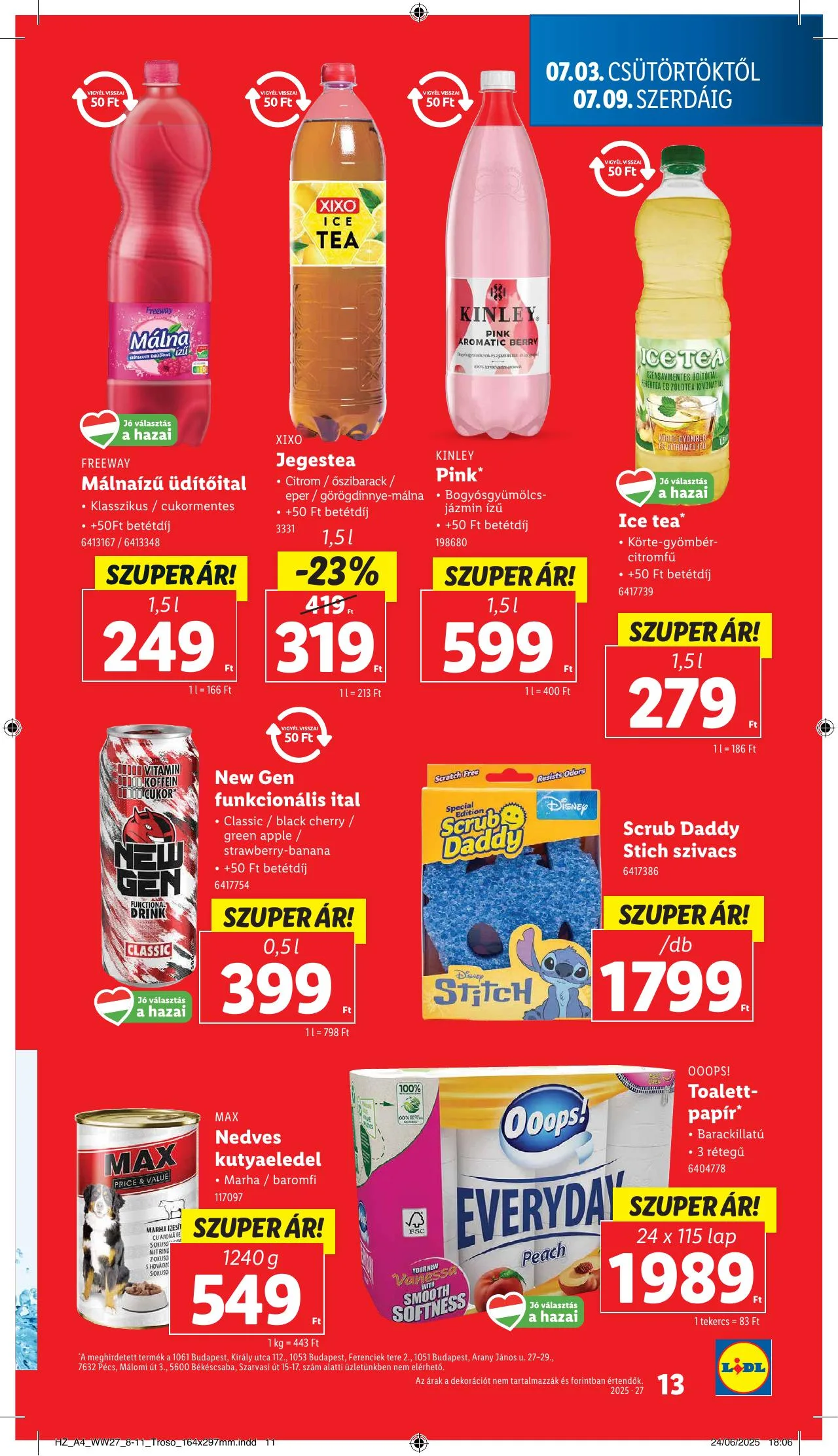 Lidl akciós újság 07.03–07.09 – 13. oldal