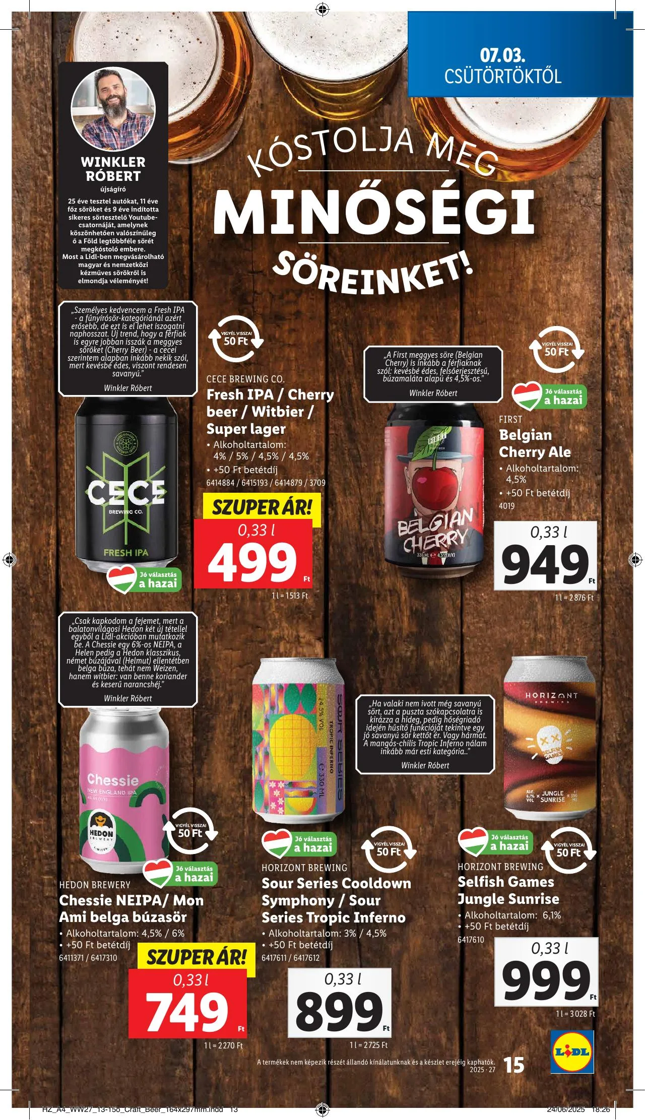 Lidl akciós újság 07.03–07.09 – 15. oldal