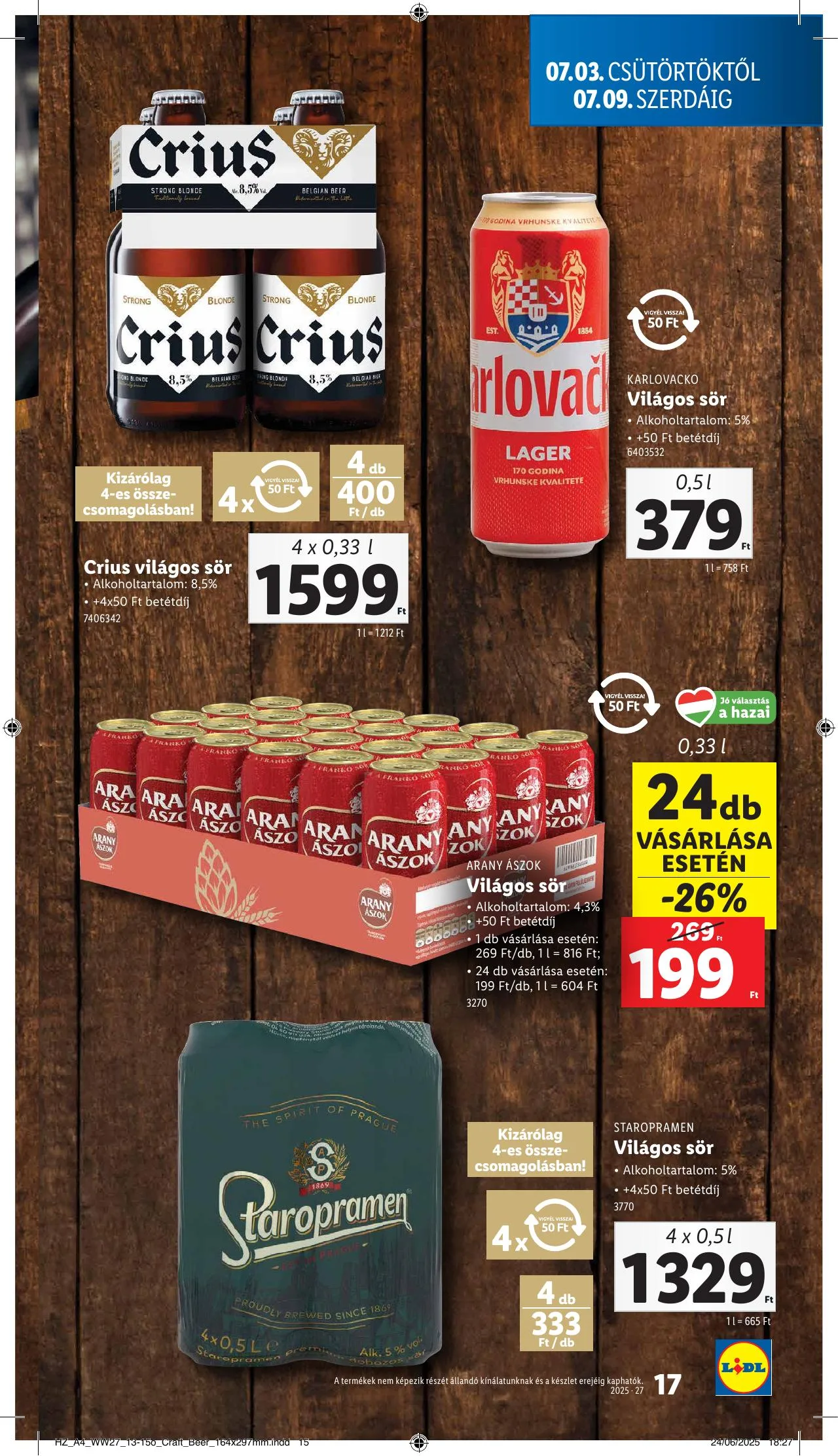 Lidl akciós újság 07.03–07.09 – 17. oldal