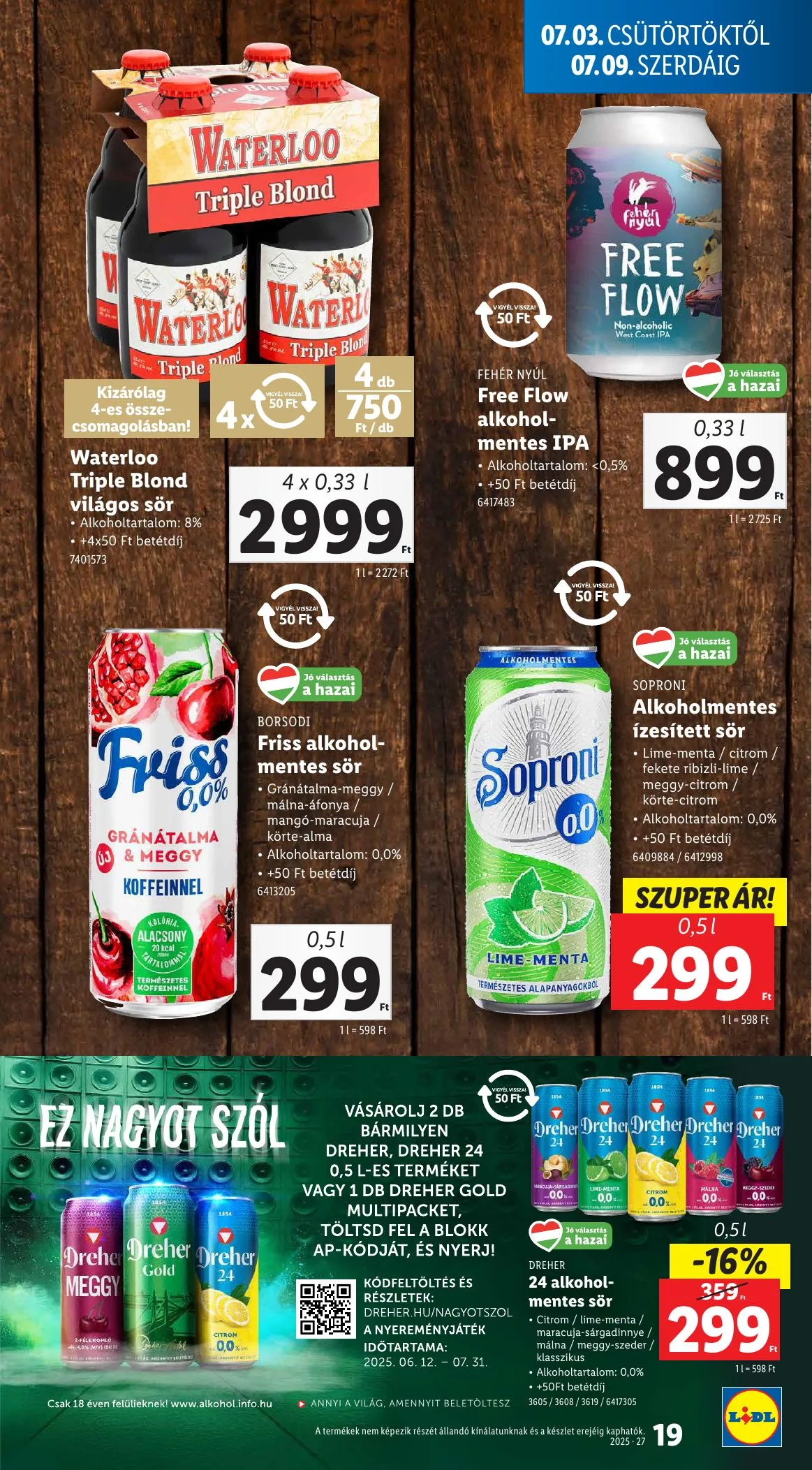 Lidl akciós újság 07.03–07.09 – 19. oldal