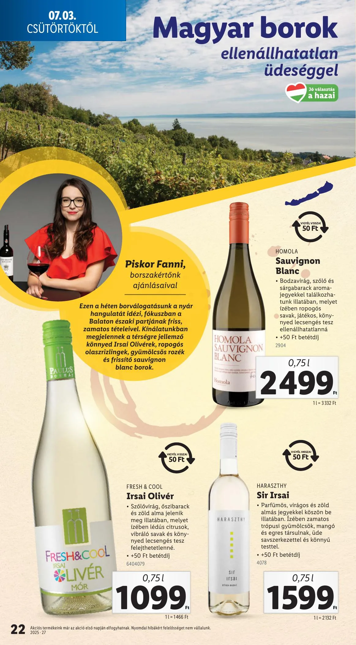 Lidl akciós újság 07.03–07.09 – 22. oldal