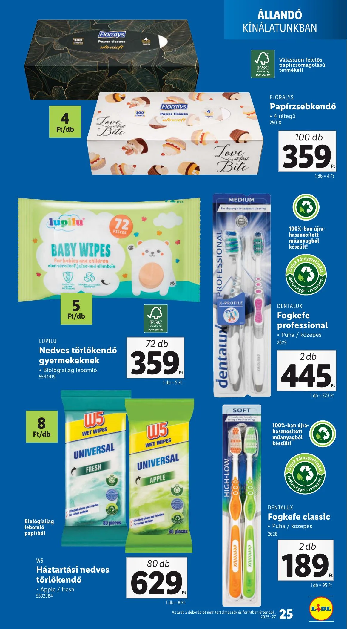 Lidl akciós újság 07.03–07.09 – 25. oldal