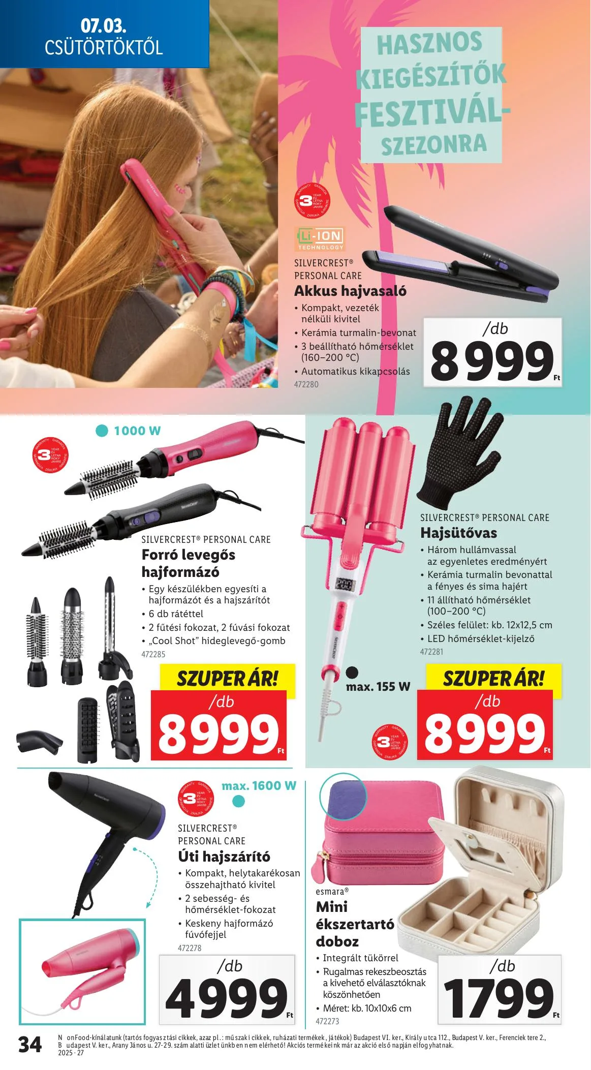 Lidl akciós újság 07.03–07.09 – 34. oldal