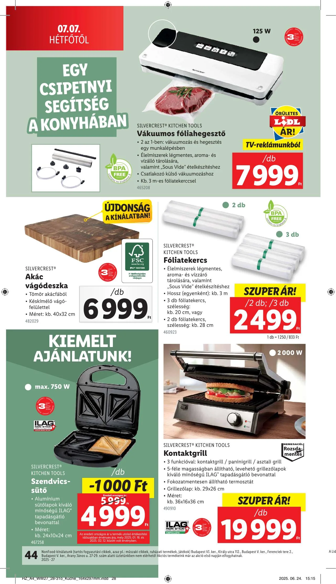 Lidl akciós újság 07.03–07.09 – 44. oldal