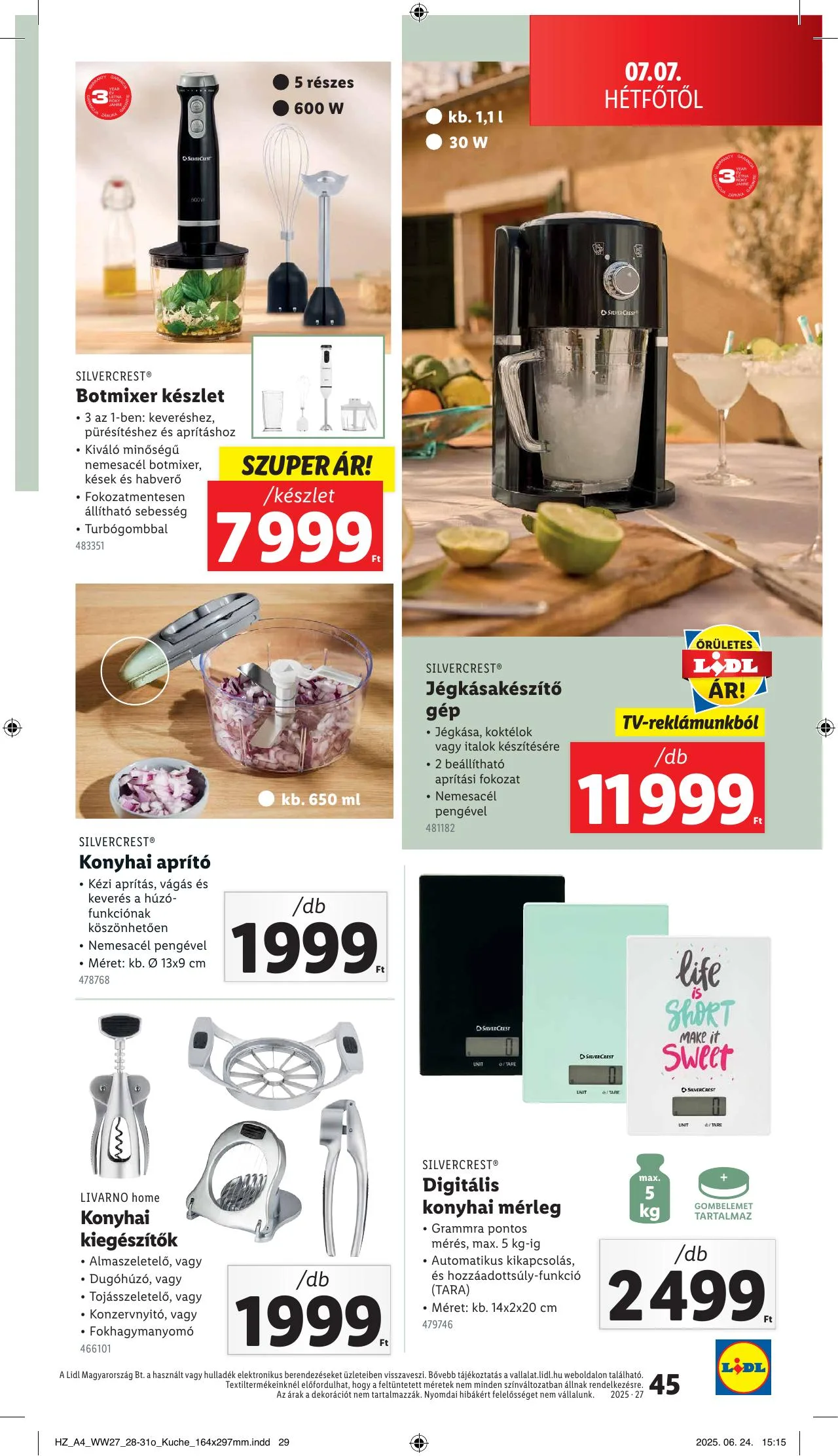 Lidl akciós újság 07.03–07.09 – 45. oldal