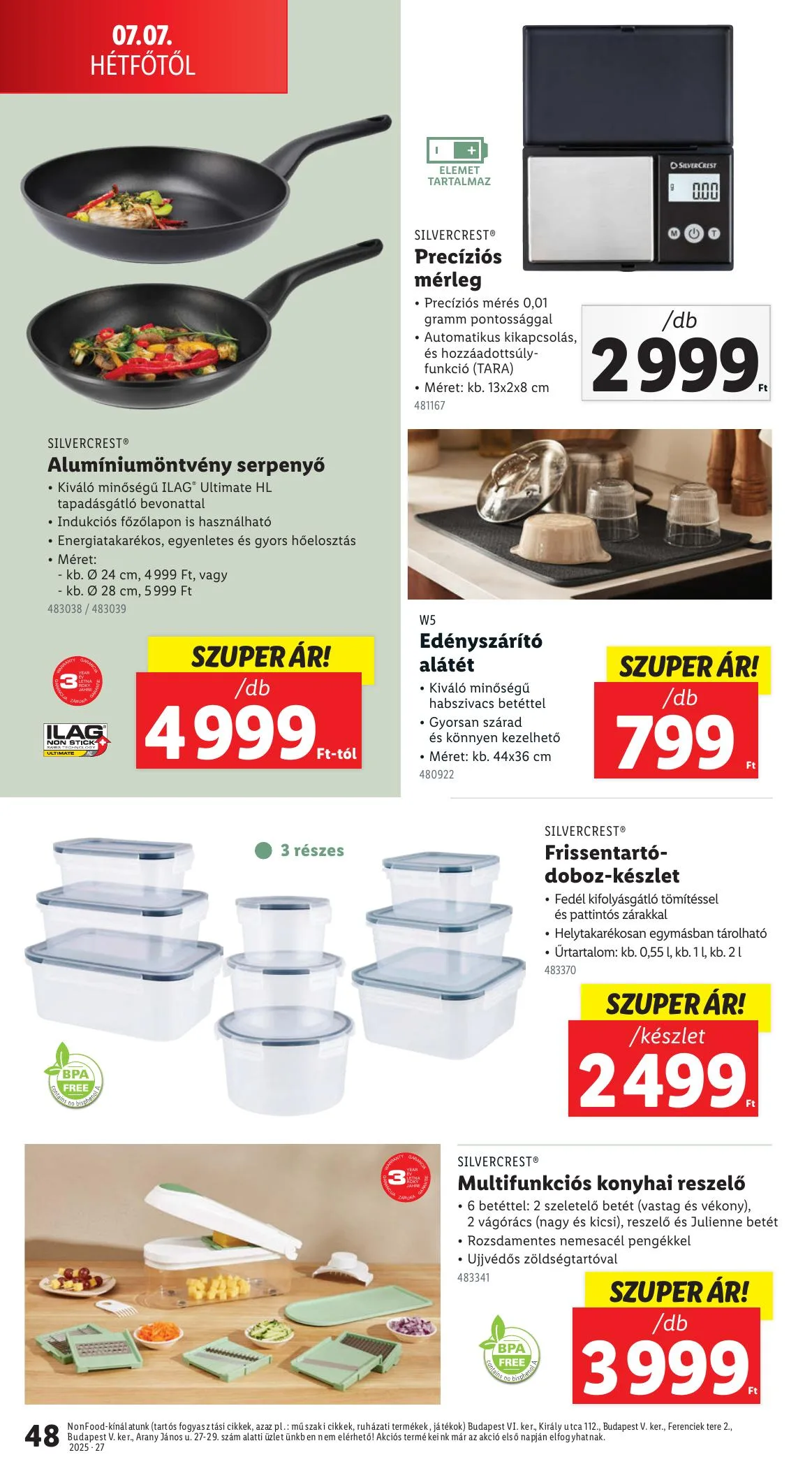 Lidl akciós újság 07.03–07.09 – 48. oldal