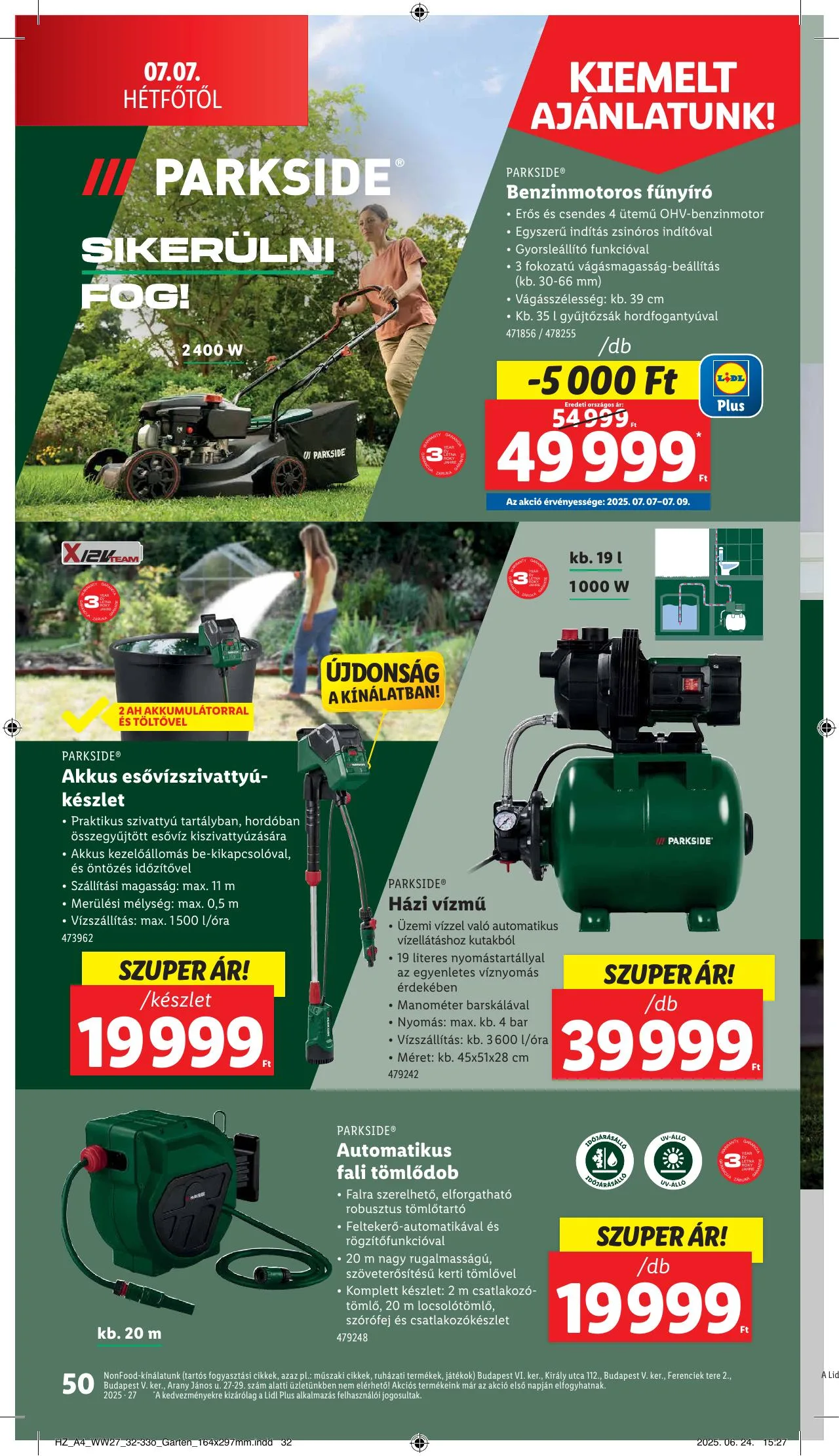 Lidl akciós újság 07.03–07.09 – 50. oldal