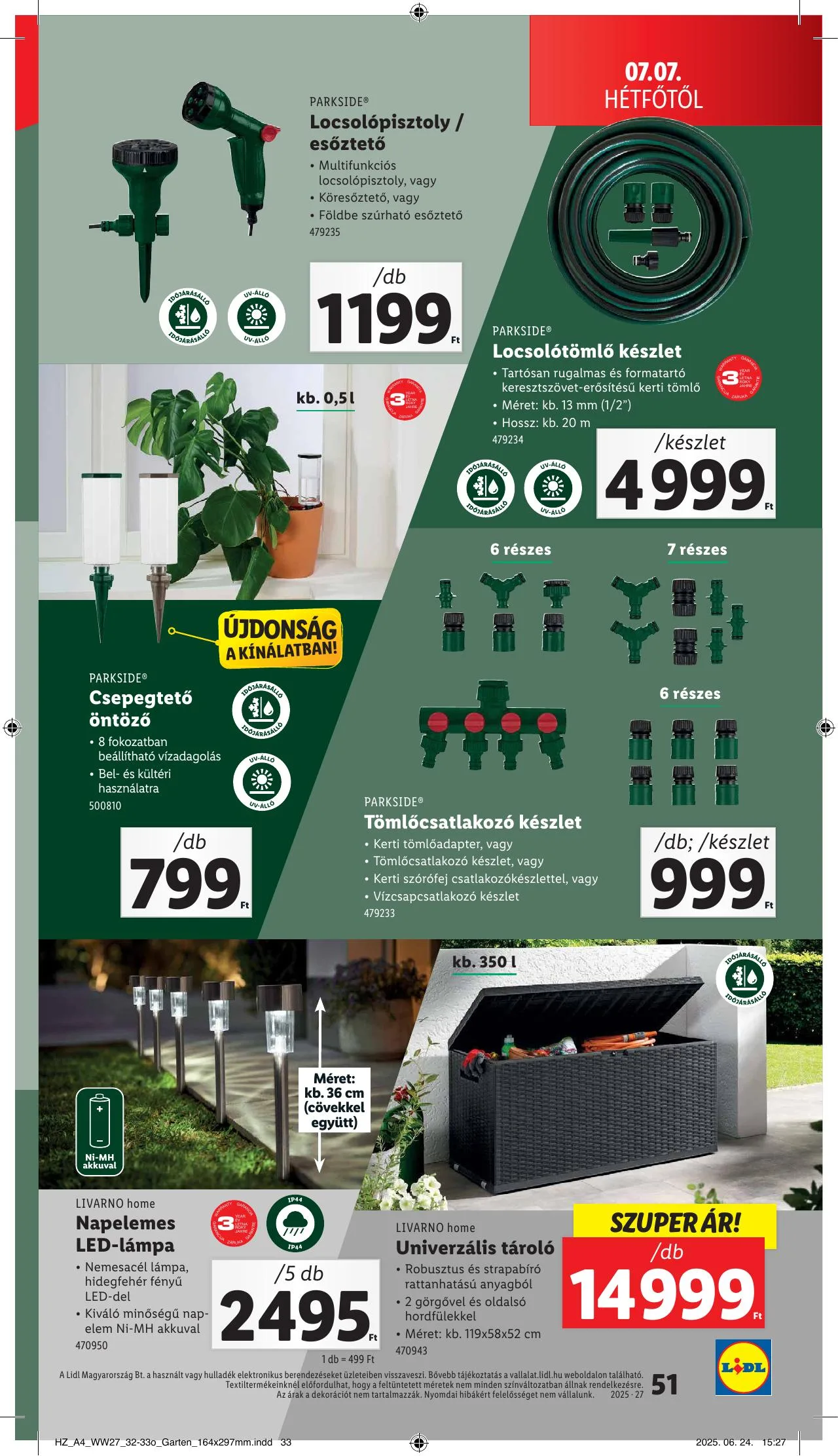 Lidl akciós újság 07.03–07.09 – 51. oldal