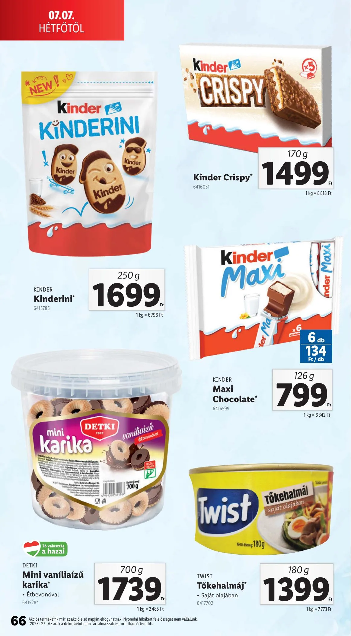 Lidl akciós újság 07.03–07.09 – 66. oldal