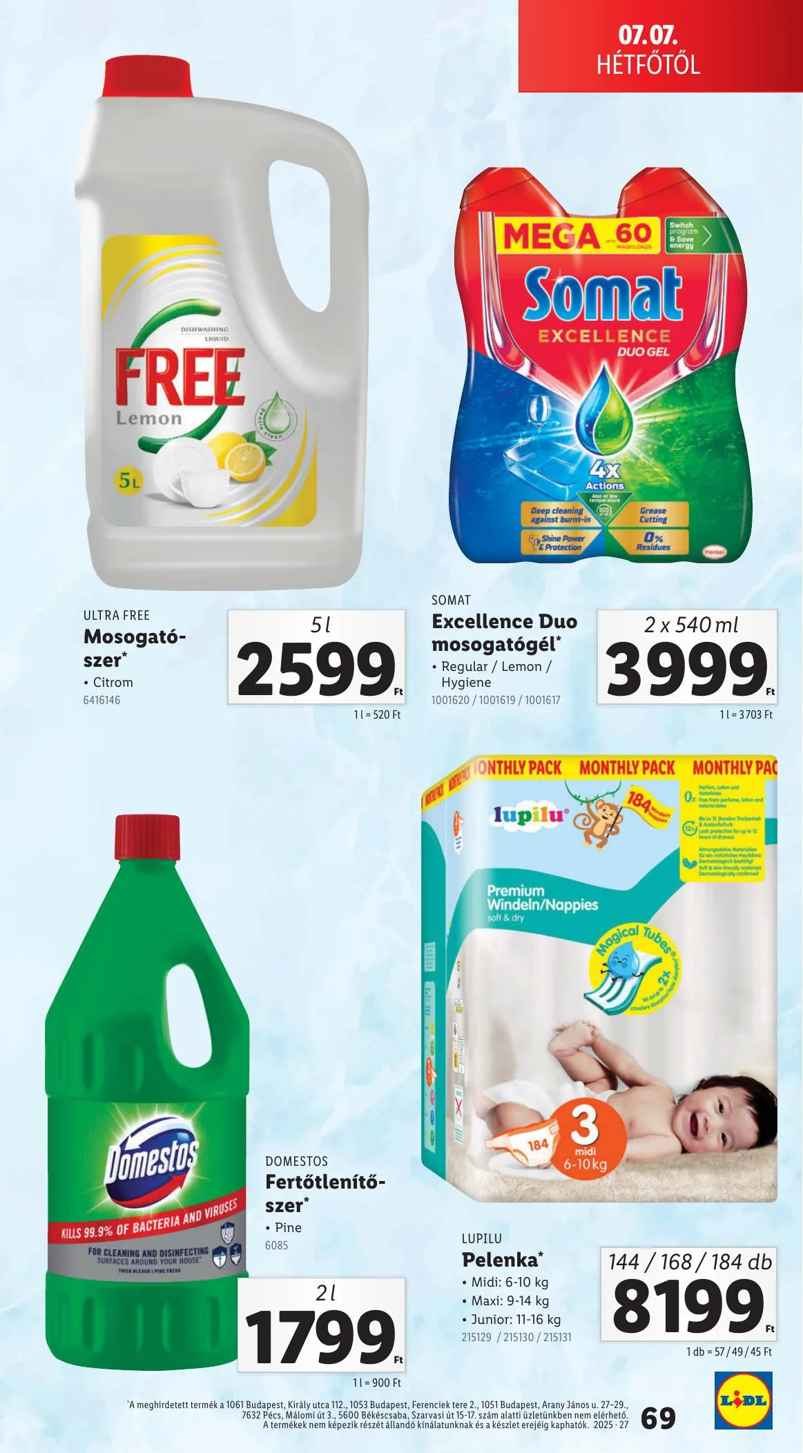 Lidl akciós újság 07.03–07.09 – 69. oldal