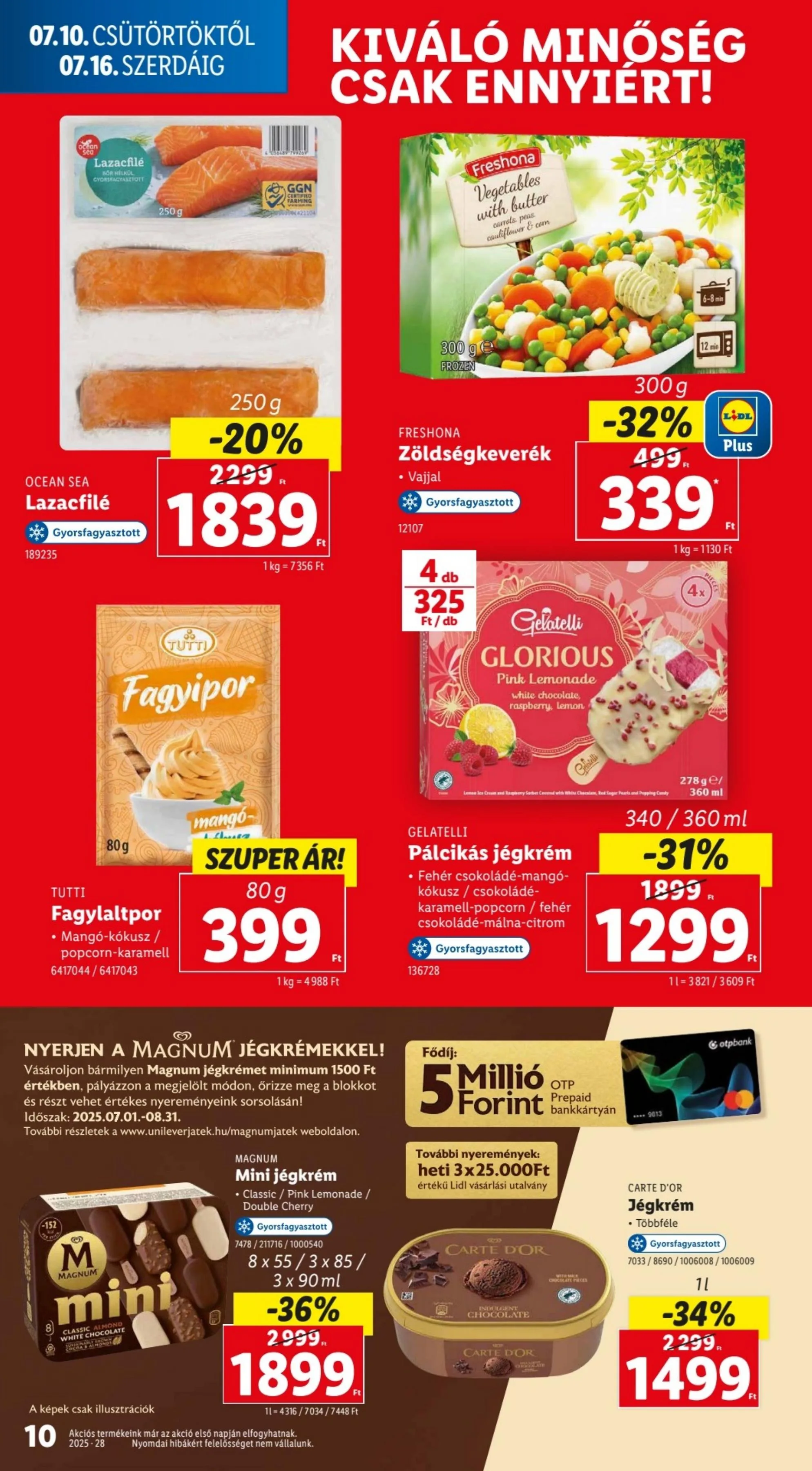 Lidl akciós újság 07.10–07.16 – 10. oldal