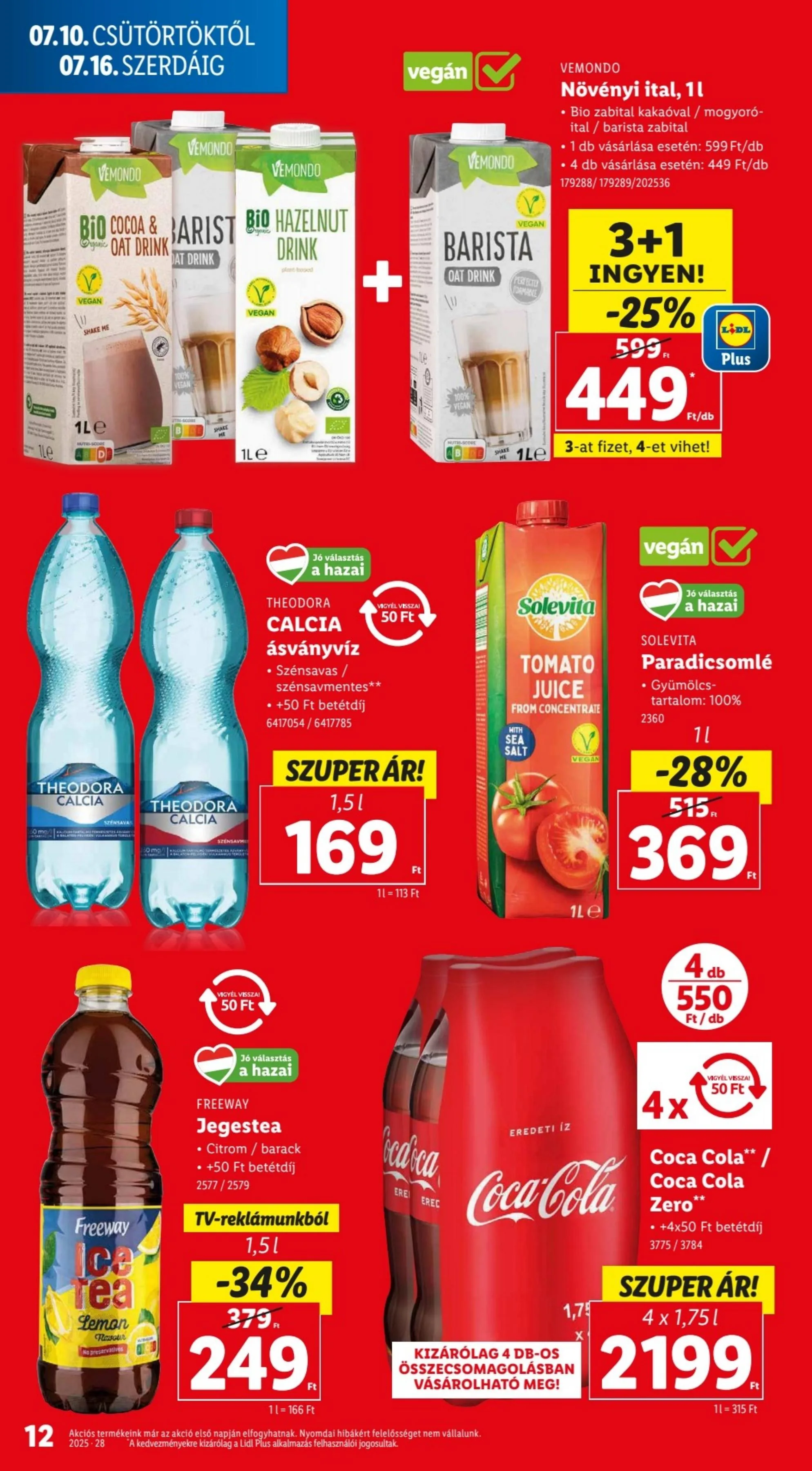 Lidl akciós újság 07.10–07.16 – 12. oldal