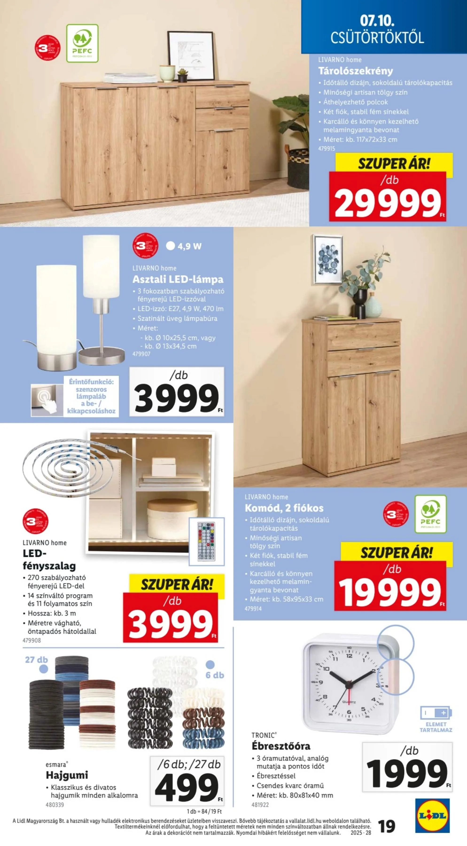 Lidl akciós újság 07.10–07.16 – 19. oldal