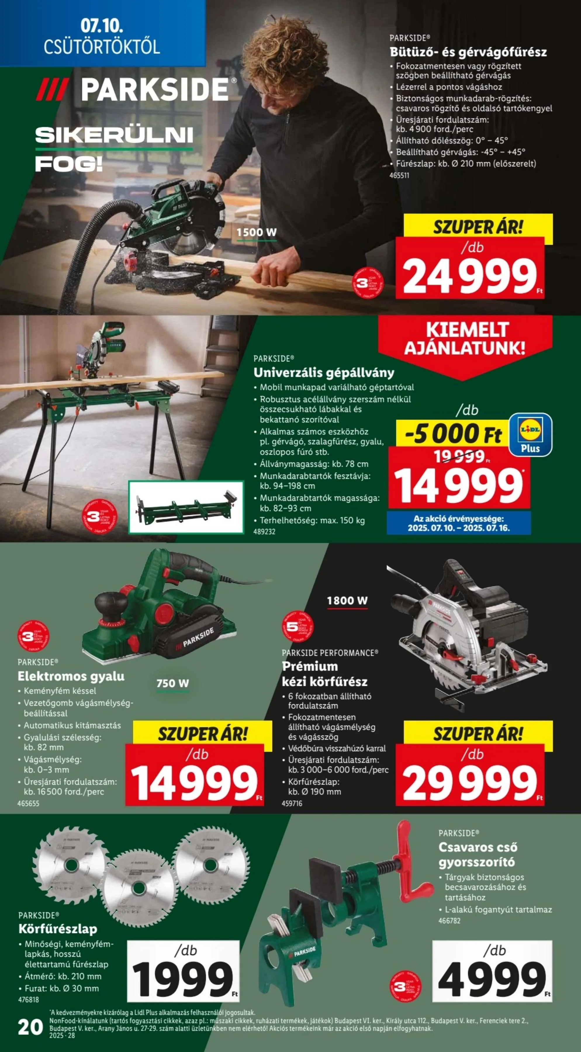 Lidl akciós újság 07.10–07.16 – 20. oldal