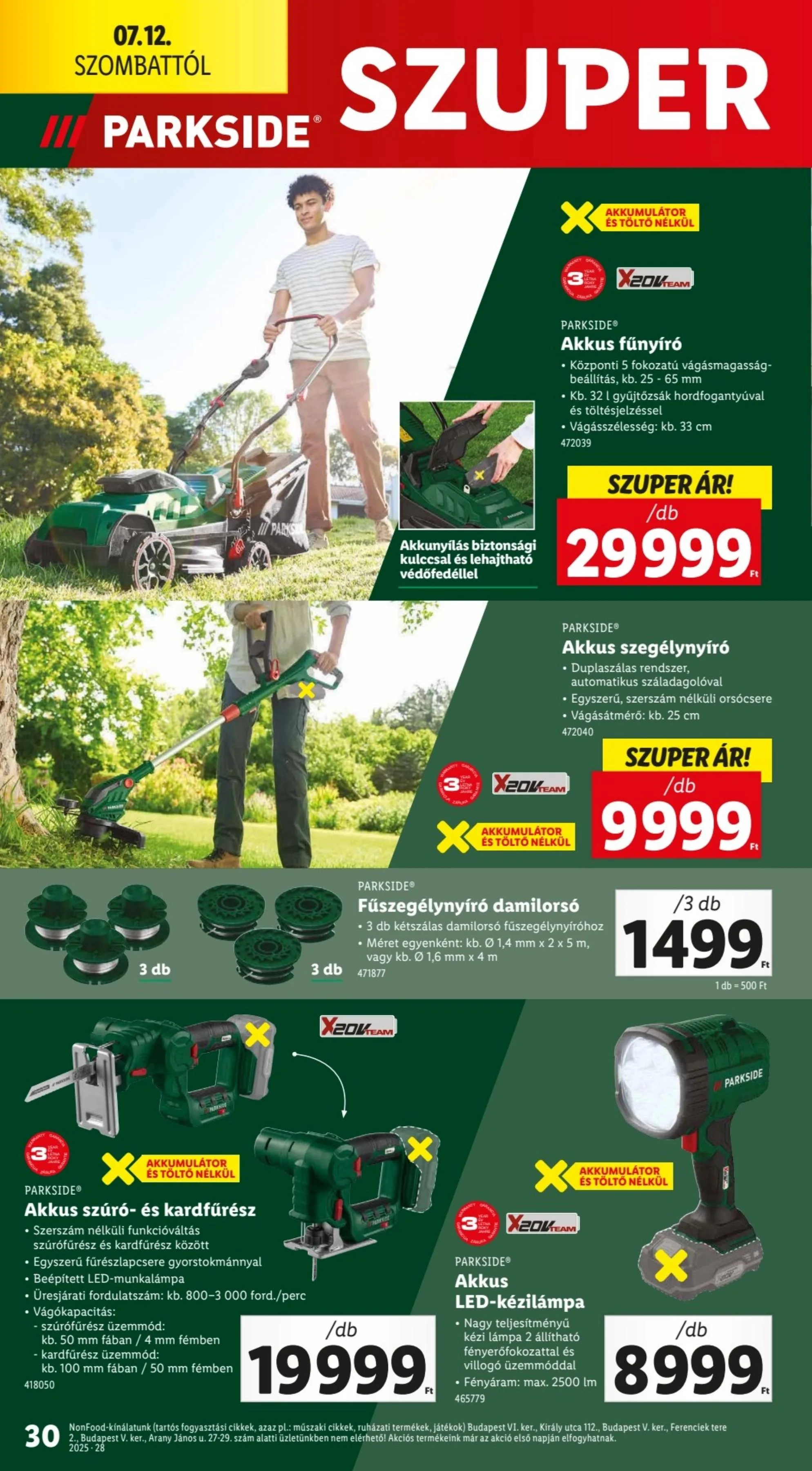 Lidl akciós újság 07.10–07.16 – 30. oldal