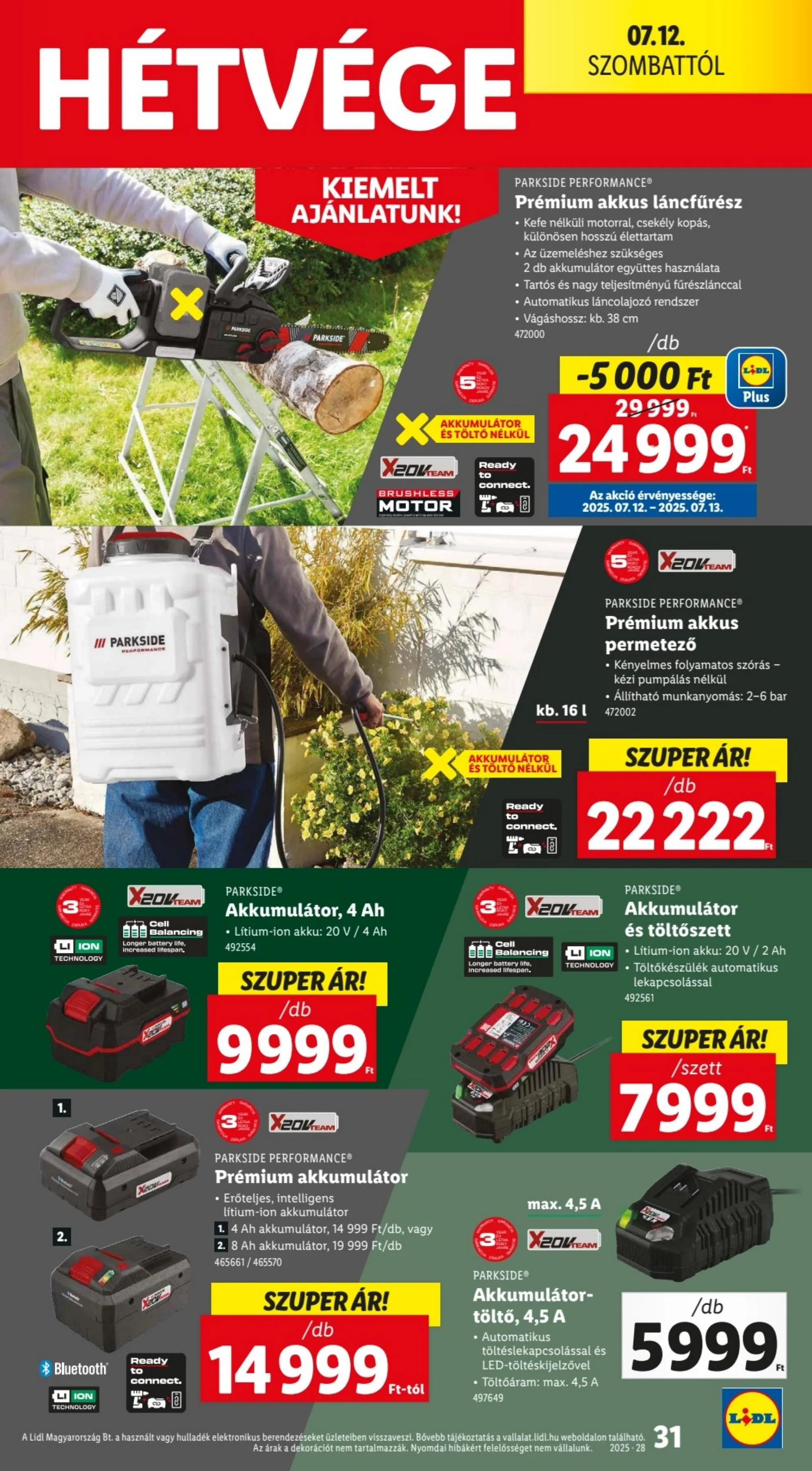 Lidl akciós újság 07.10–07.16 – 31. oldal