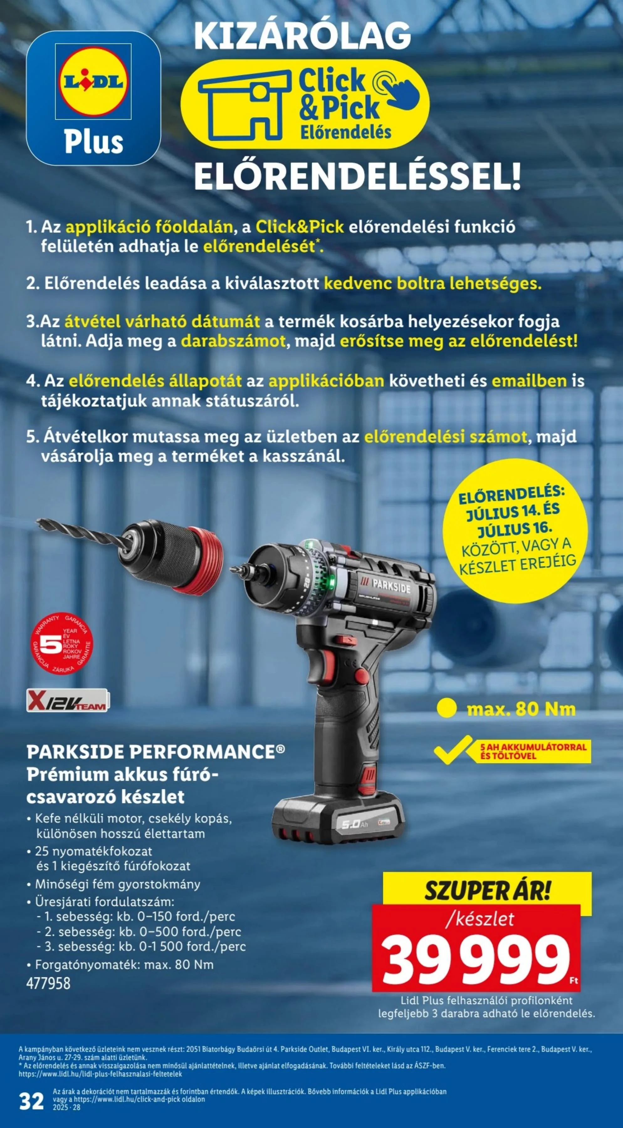 Lidl akciós újság 07.10–07.16 – 32. oldal