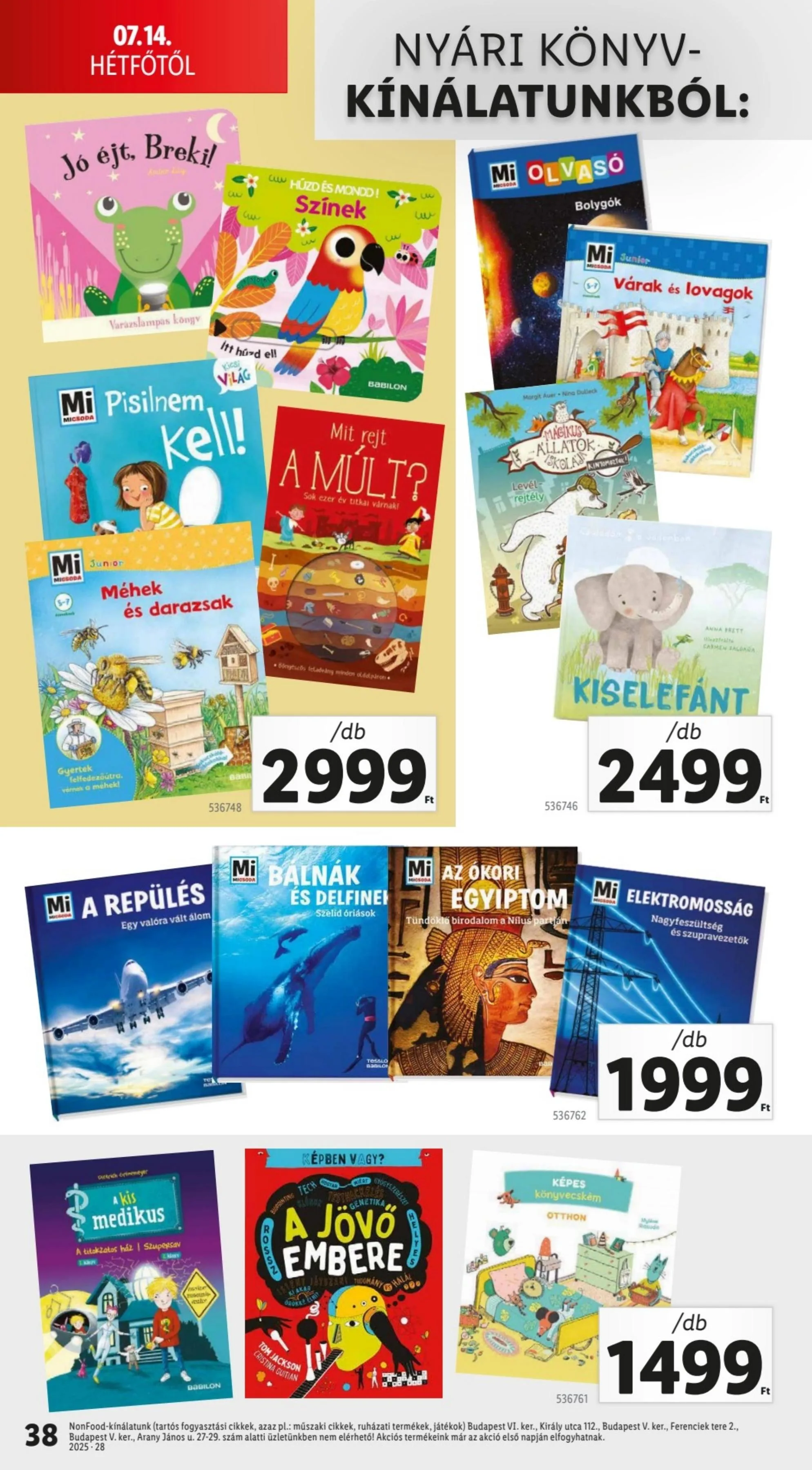 Lidl akciós újság 07.10–07.16 – 38. oldal