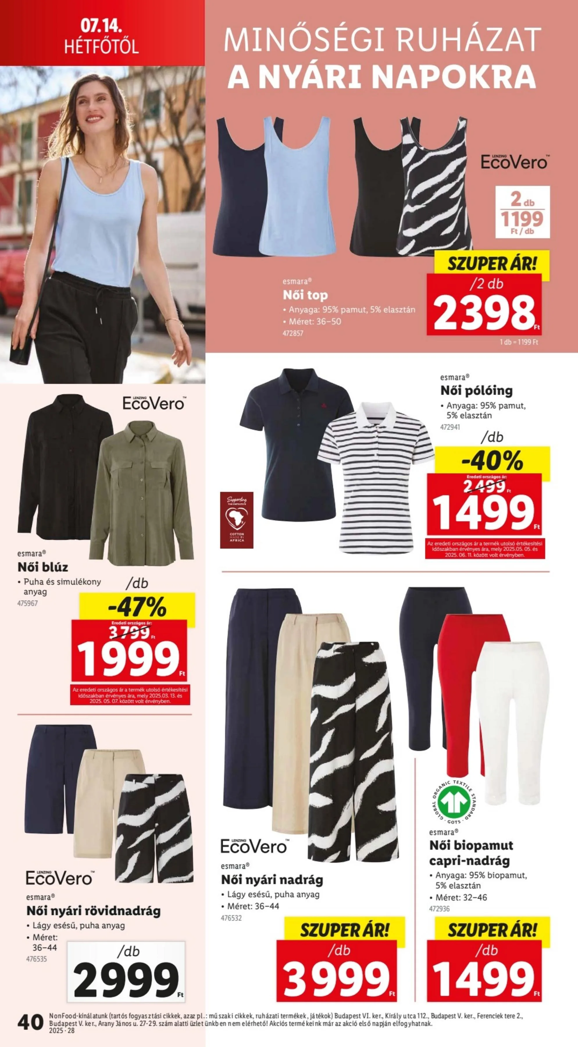 Lidl akciós újság 07.10–07.16 – 40. oldal