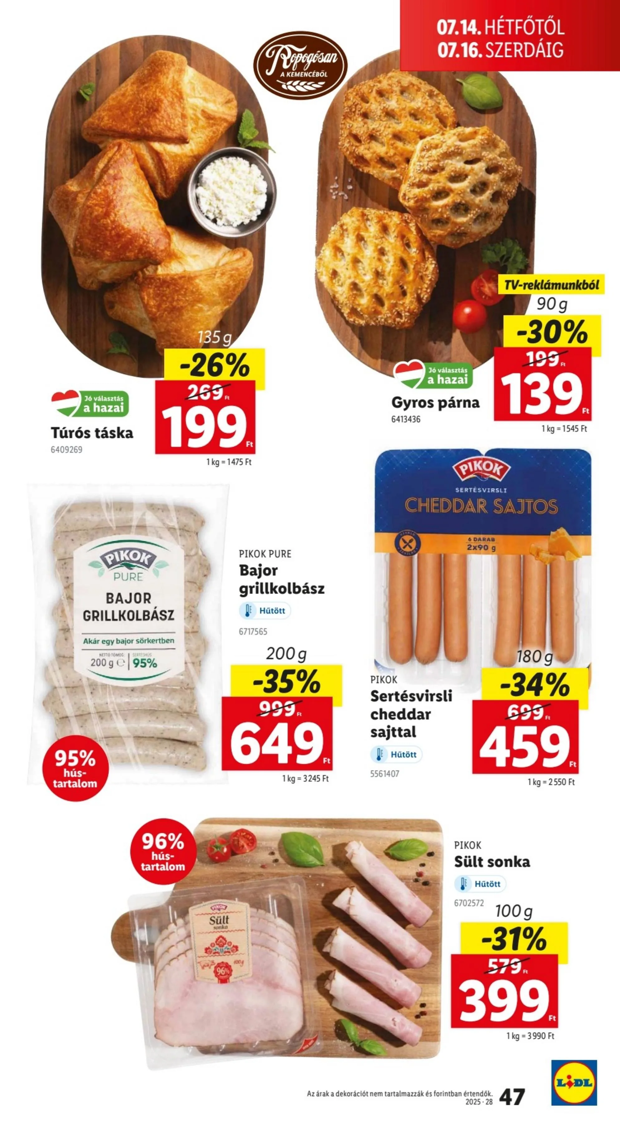 Lidl akciós újság 07.10–07.16 – 47. oldal