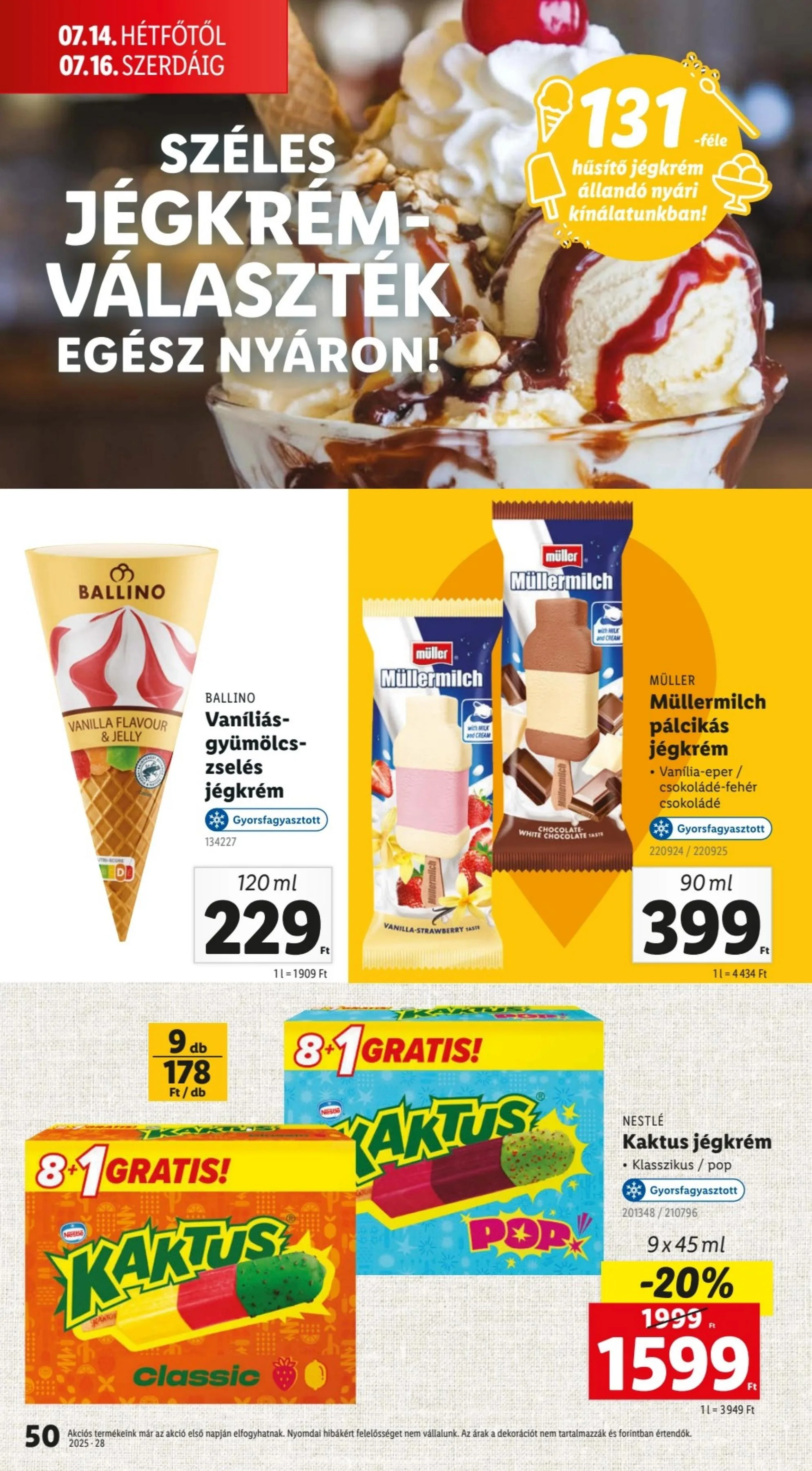 Lidl akciós újság 07.10–07.16 – 50. oldal