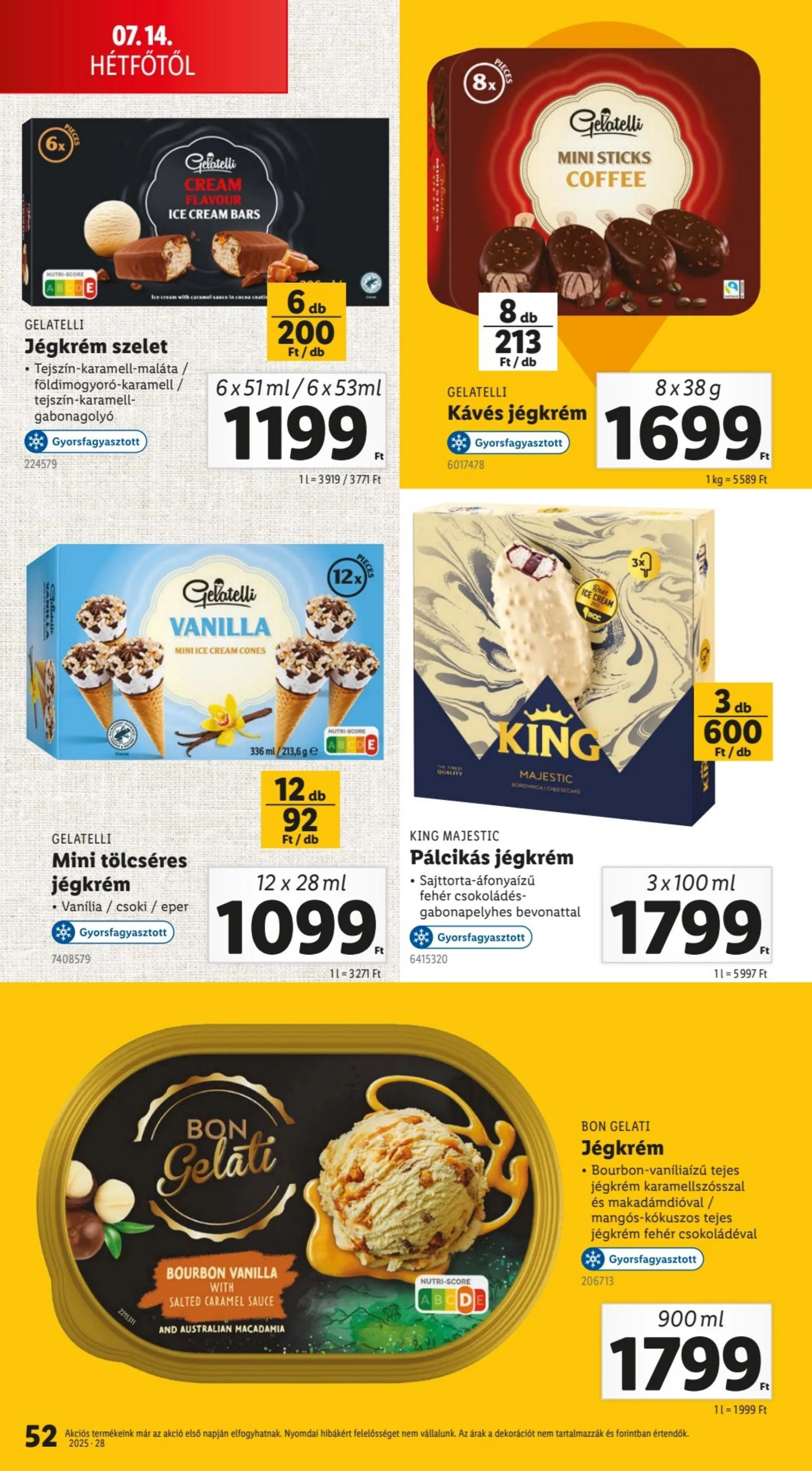 Lidl akciós újság 07.10–07.16 – 52. oldal